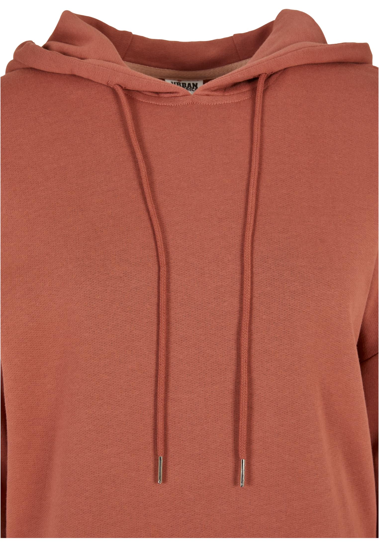 Ladies Organic Oversized Terry Hoody Dress terracotta 3XL - variant image 7