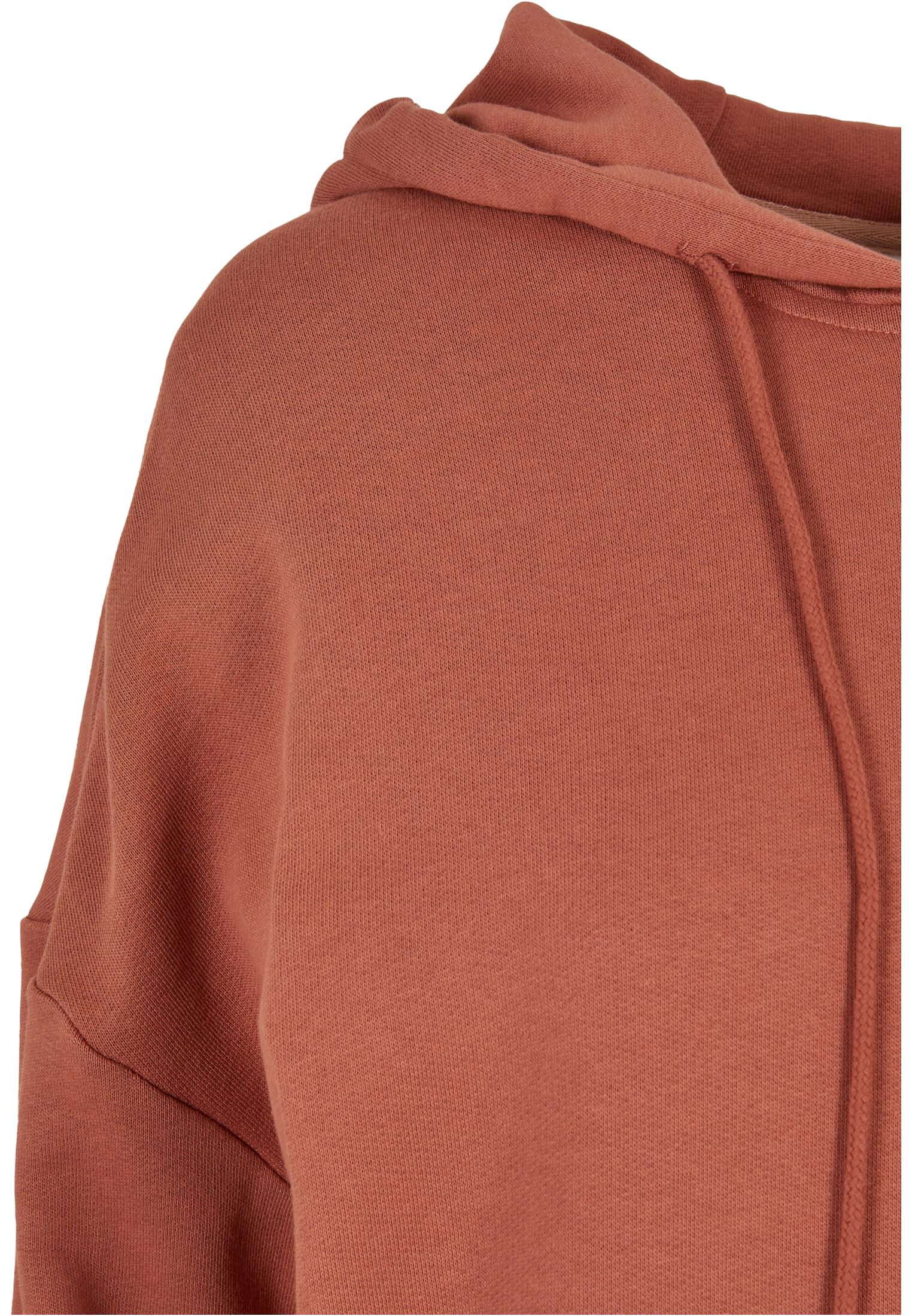 Ladies Organic Oversized Terry Hoody Dress terracotta 3XL - variant image 8