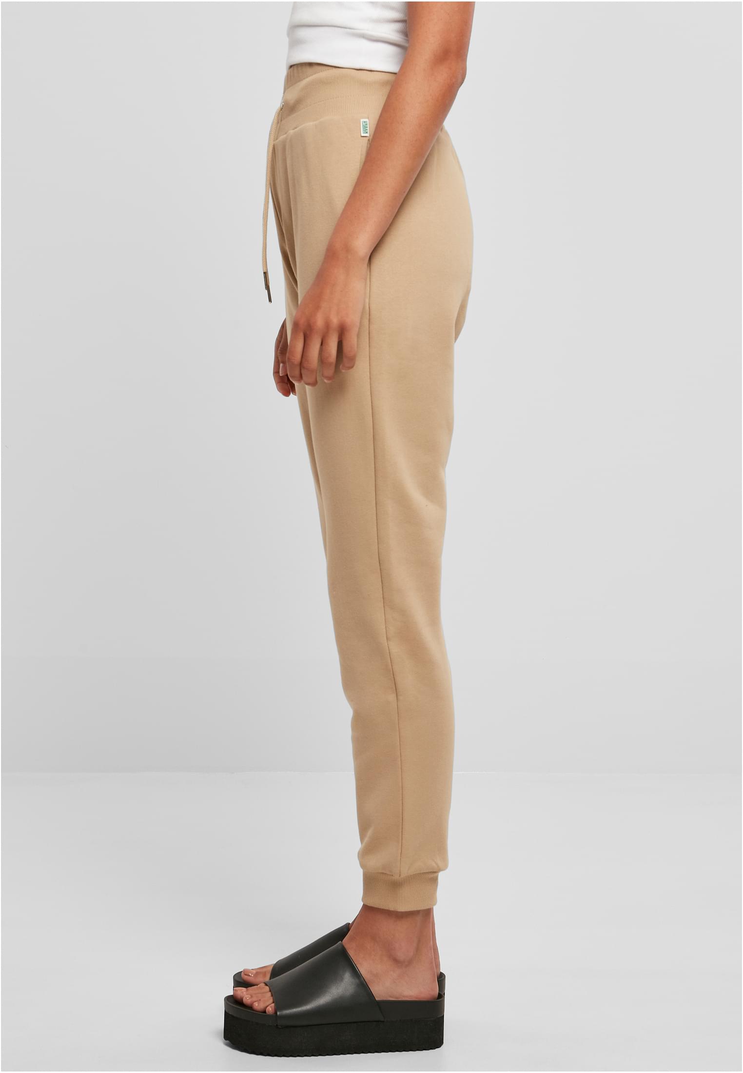 Ladies Organic High Waist Sweat Pants unionbeige 3XL - variant image 1