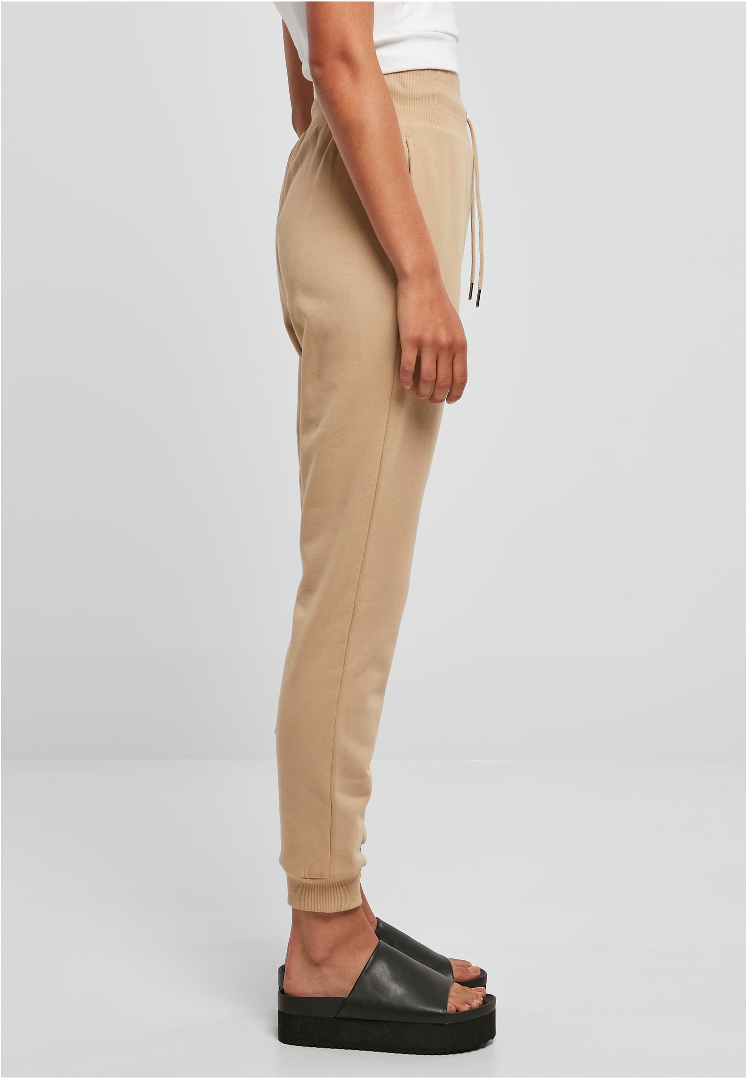 Ladies Organic High Waist Sweat Pants unionbeige 3XL - variant image 3