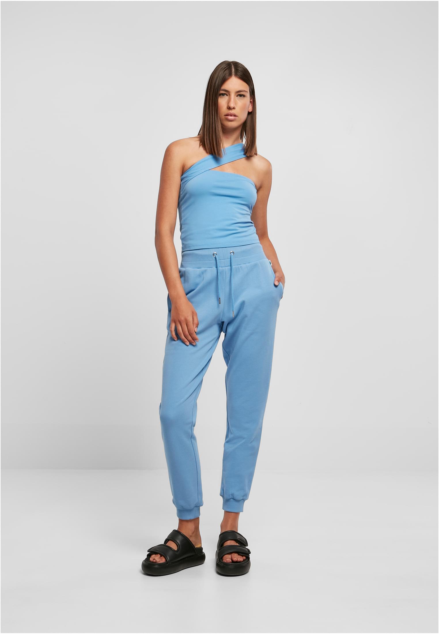 Ladies Organic High Waist Sweat Pants horizonblue 3XL - variant image 4