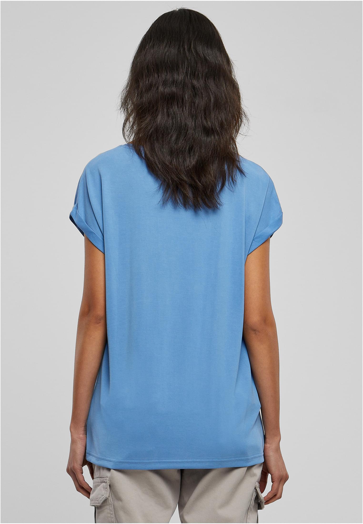 T-shirt à épaulettes étendues modal femme bleu horizon 3XL
 - variant image 2