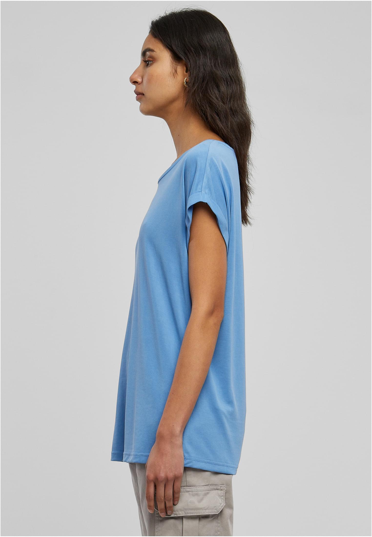 T-shirt à épaulettes étendues modal femme bleu horizon 3XL
 - variant image 1