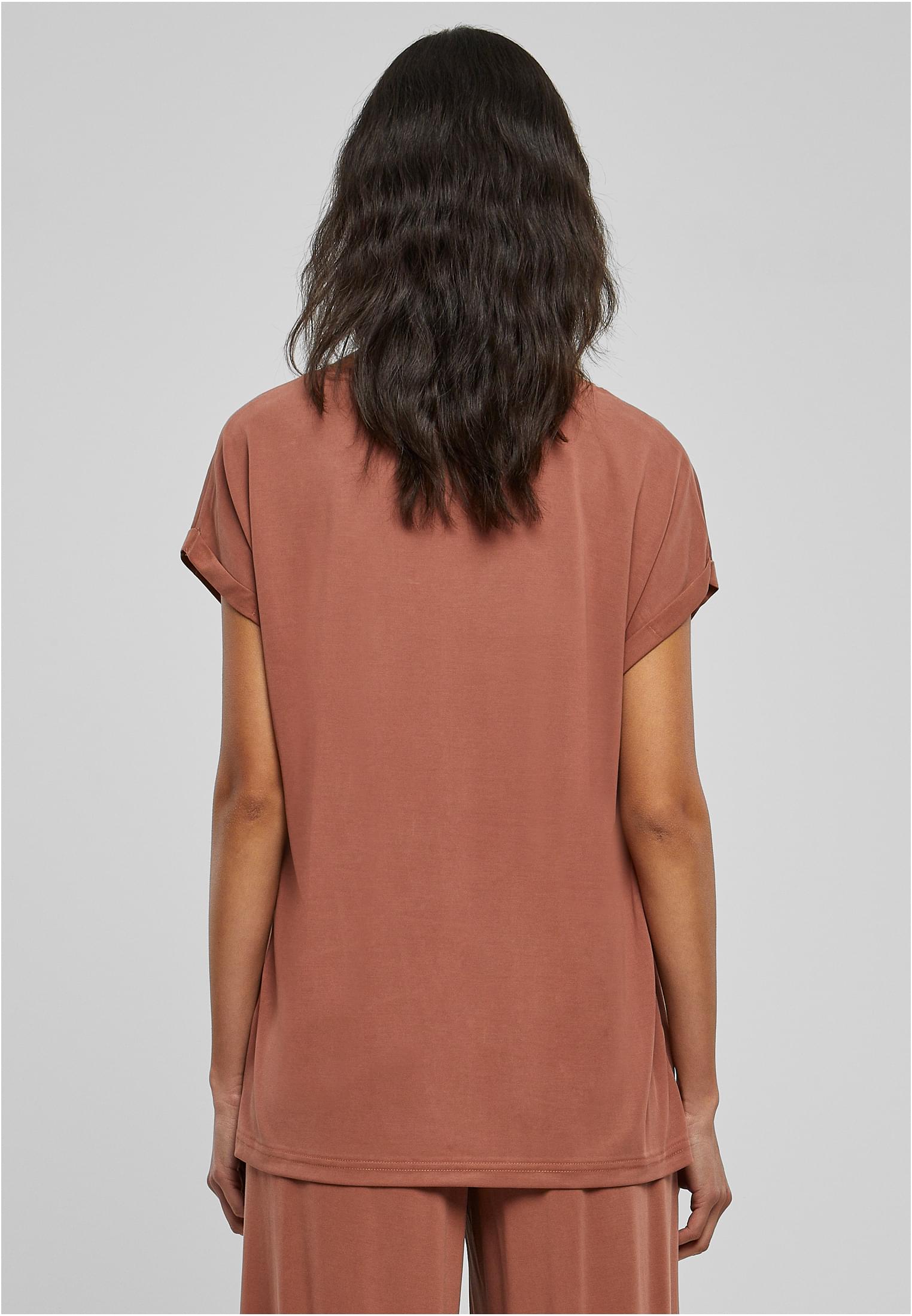 Ladies Modal Extended Shoulder Tee terracotta 3XL - variant image 2