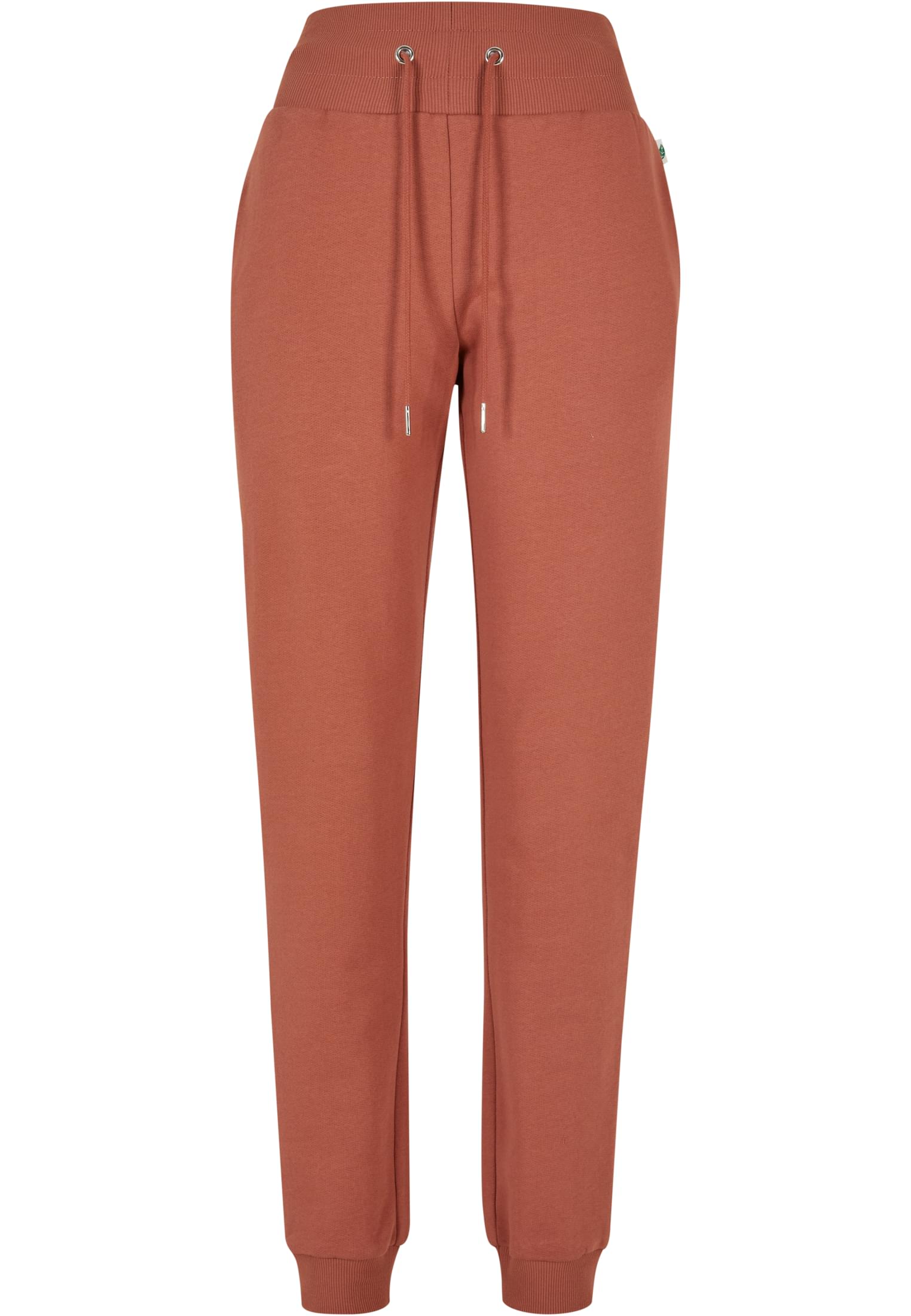 Ladies Organic High Waist Sweat Pants terracotta 3XL - variant image 5