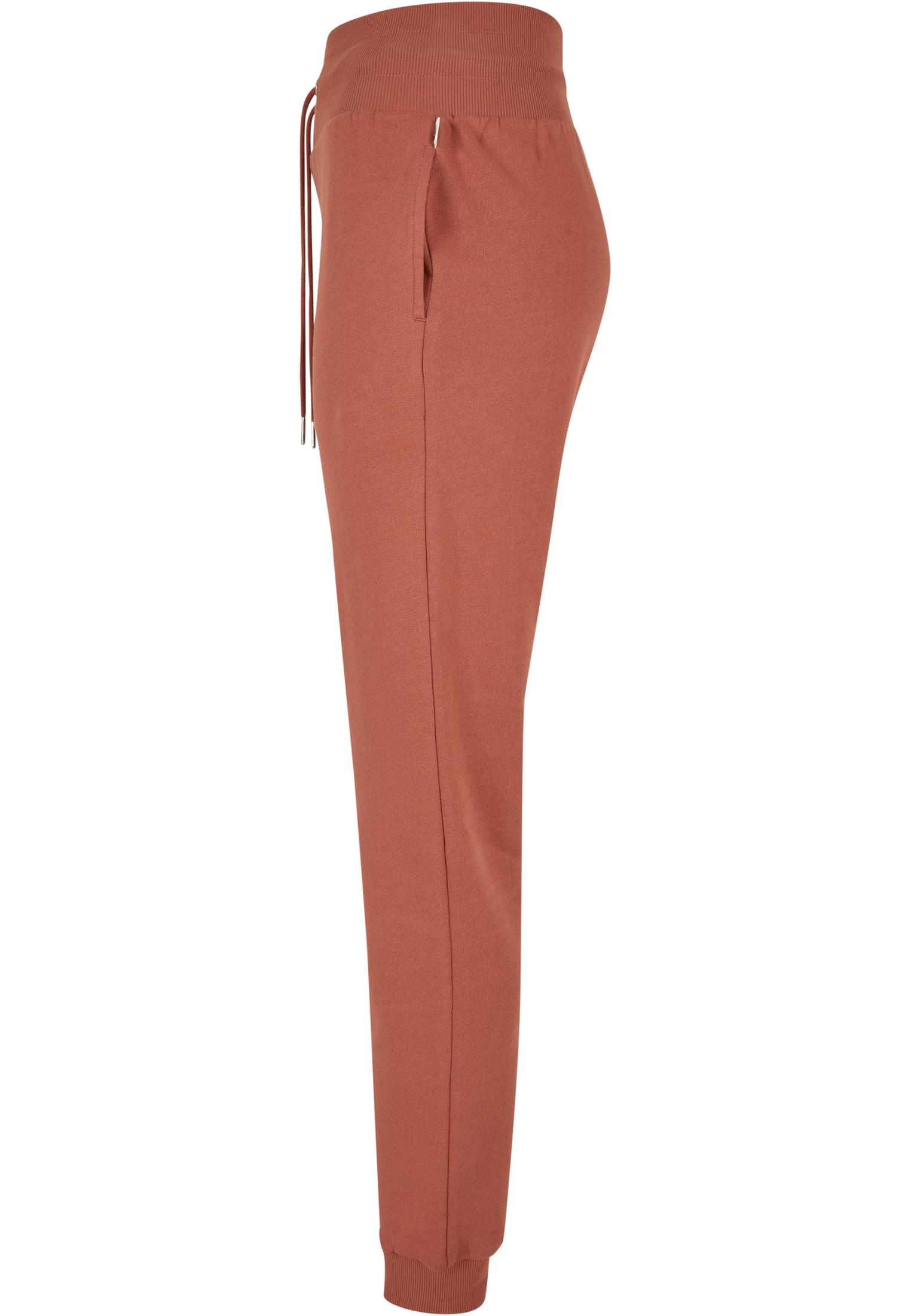 Ladies Organic High Waist Sweat Pants terracotta 3XL - variant image 6
