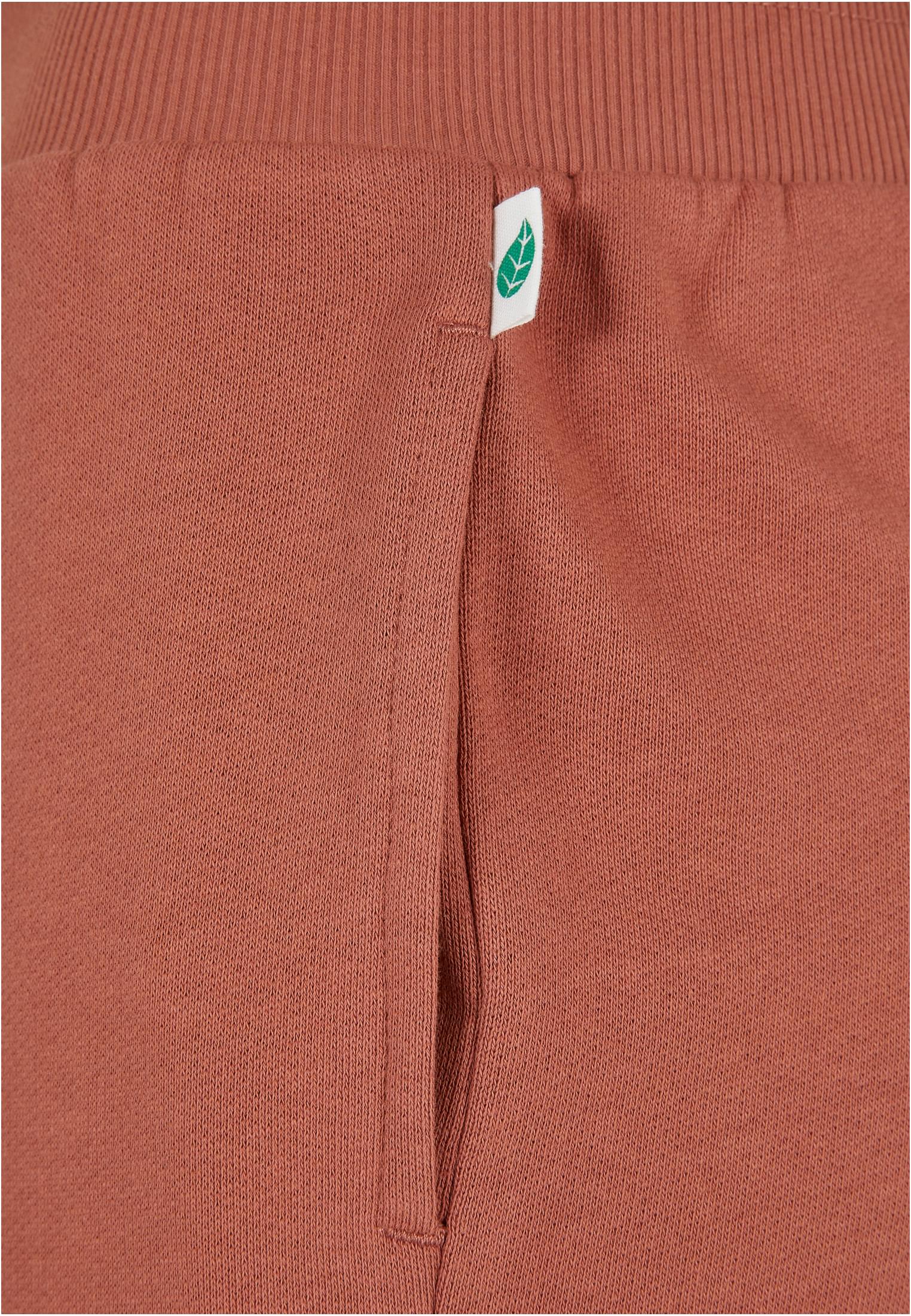 Ladies Organic High Waist Sweat Pants terracotta 3XL - variant image 9