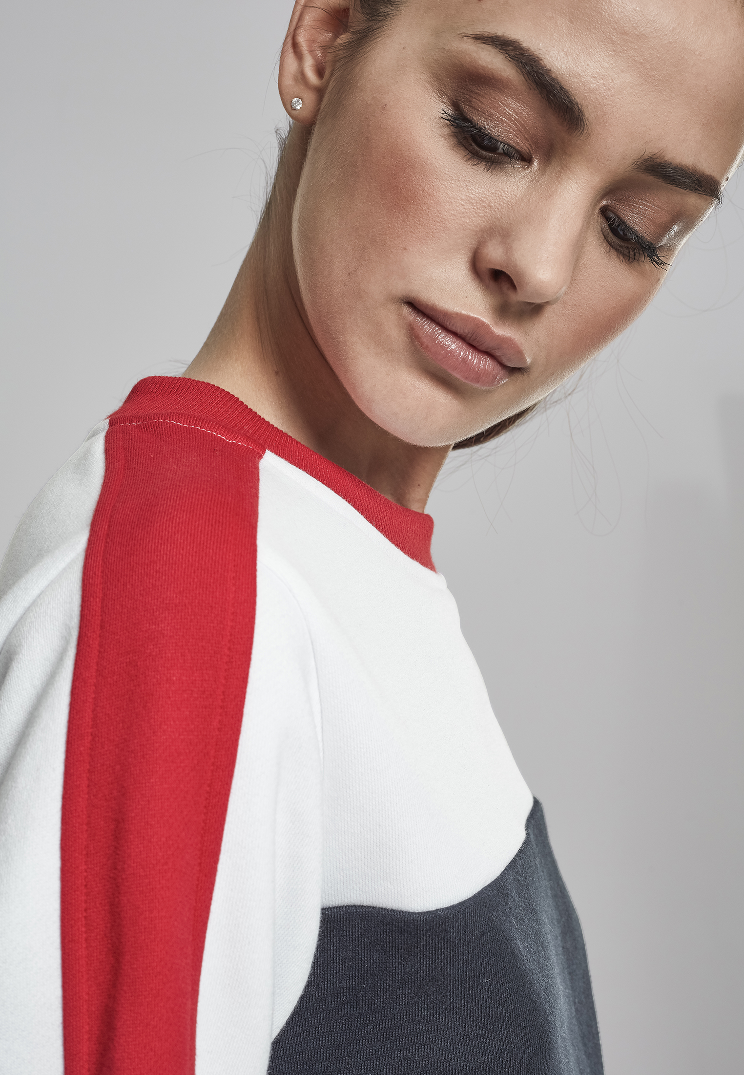 Dames Coupe Short 3 Couleurs Rayure marine/blanc/rouge vif L
 - variant image 6
