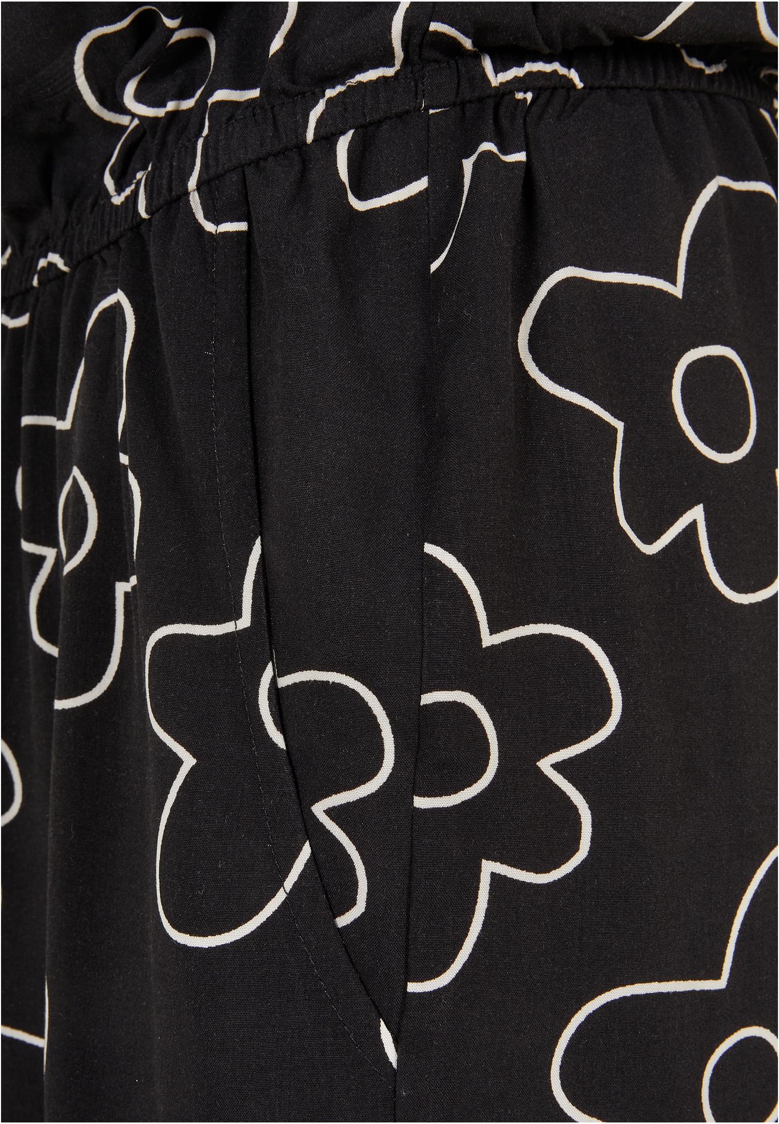Ladies Viscose Bandeau Jumpsuit blackflower 3XL - variant image 7