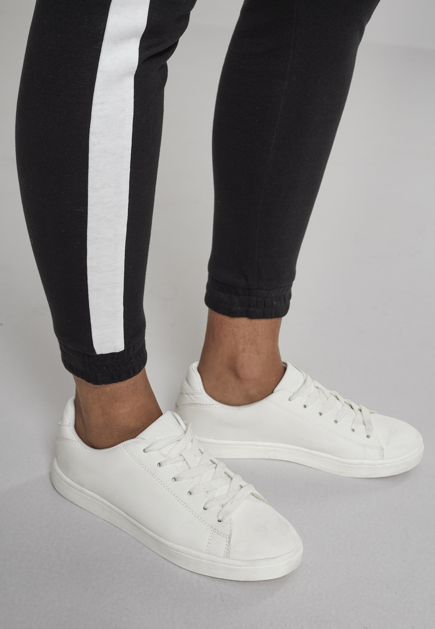 Ladies Interlock Jogpants black/white L - variant image 6