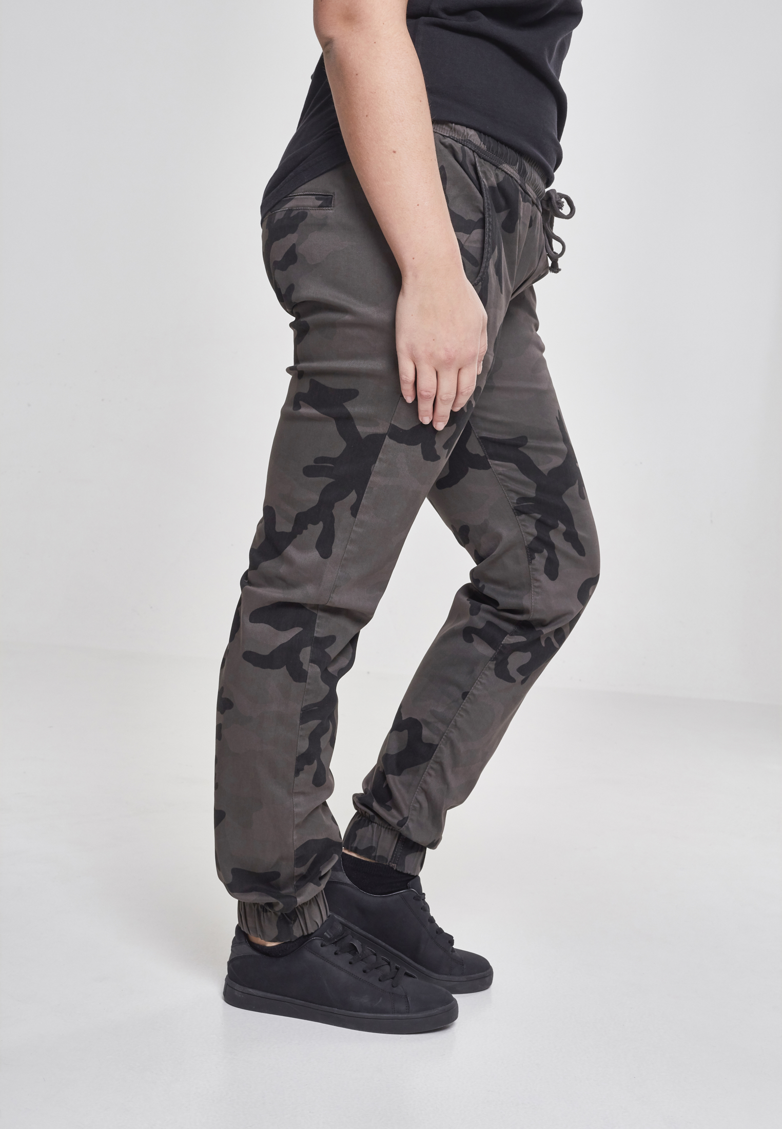 Ladies Camo Jogging Pants dark camo 3XL - variant image 3