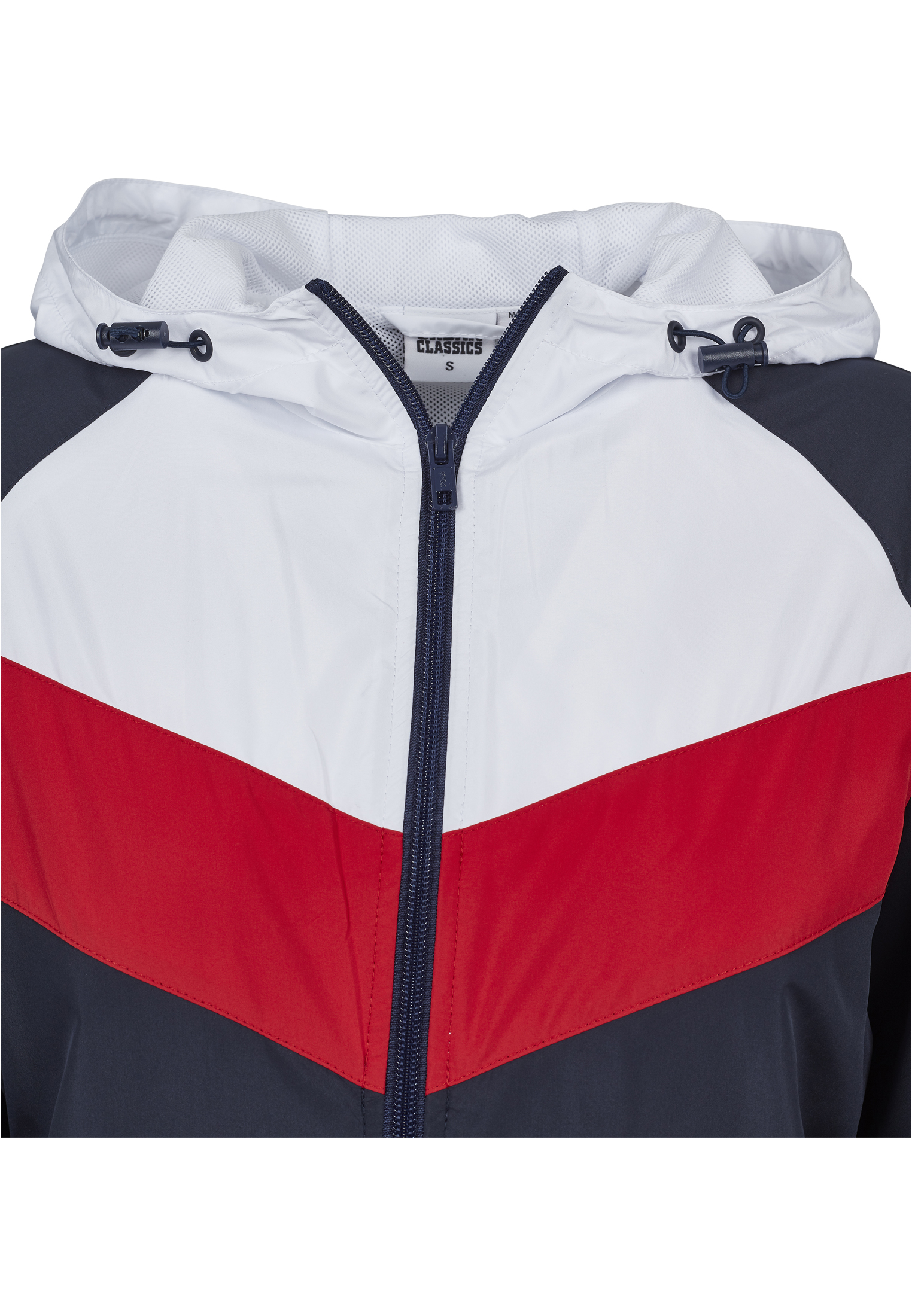 Ladies 3-Tone Windbreaker navy/white/fire red L - variant image 10