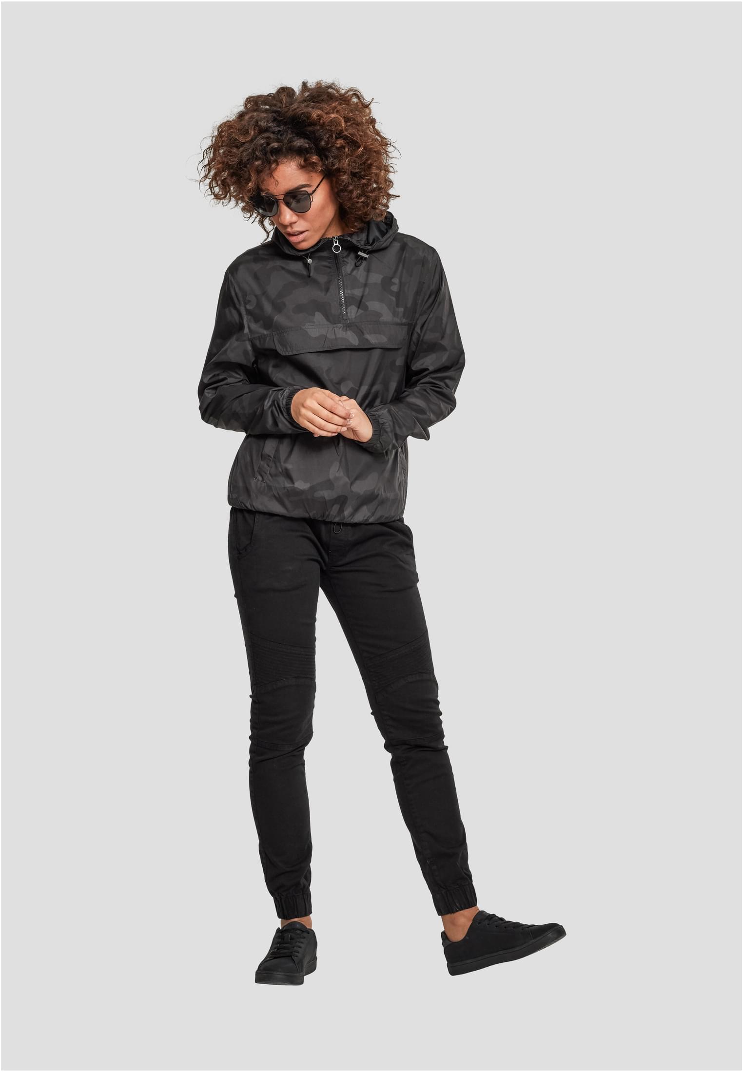 Ladies Camo Pull Over Jacket darkcamo 3XL - variant image 4