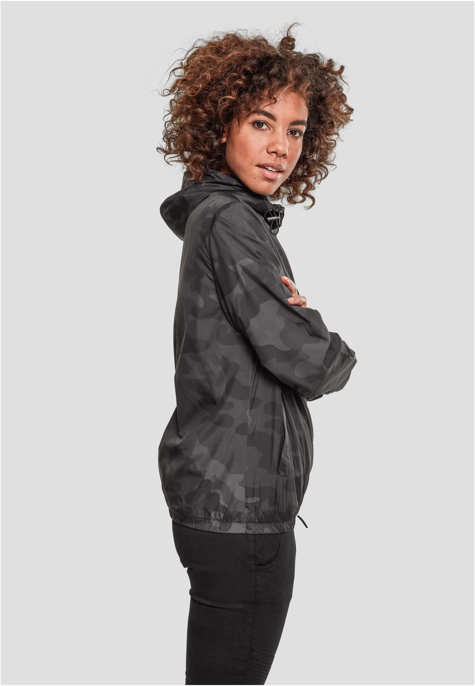 Ladies Camo Pull Over Jacket darkcamo 3XL - variant image 3