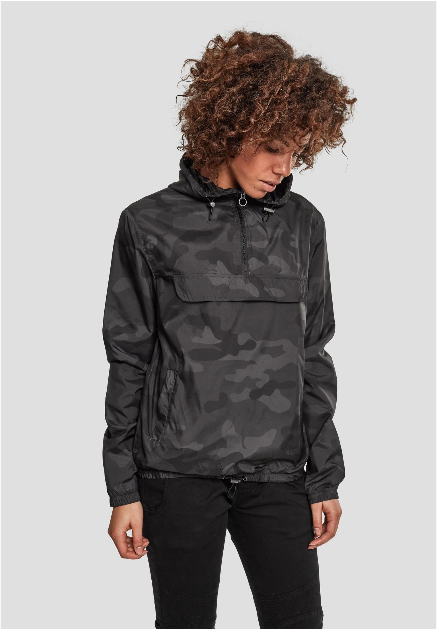 Ladies Camo Pull Over Jacket darkcamo 3XL - alternate variant 1