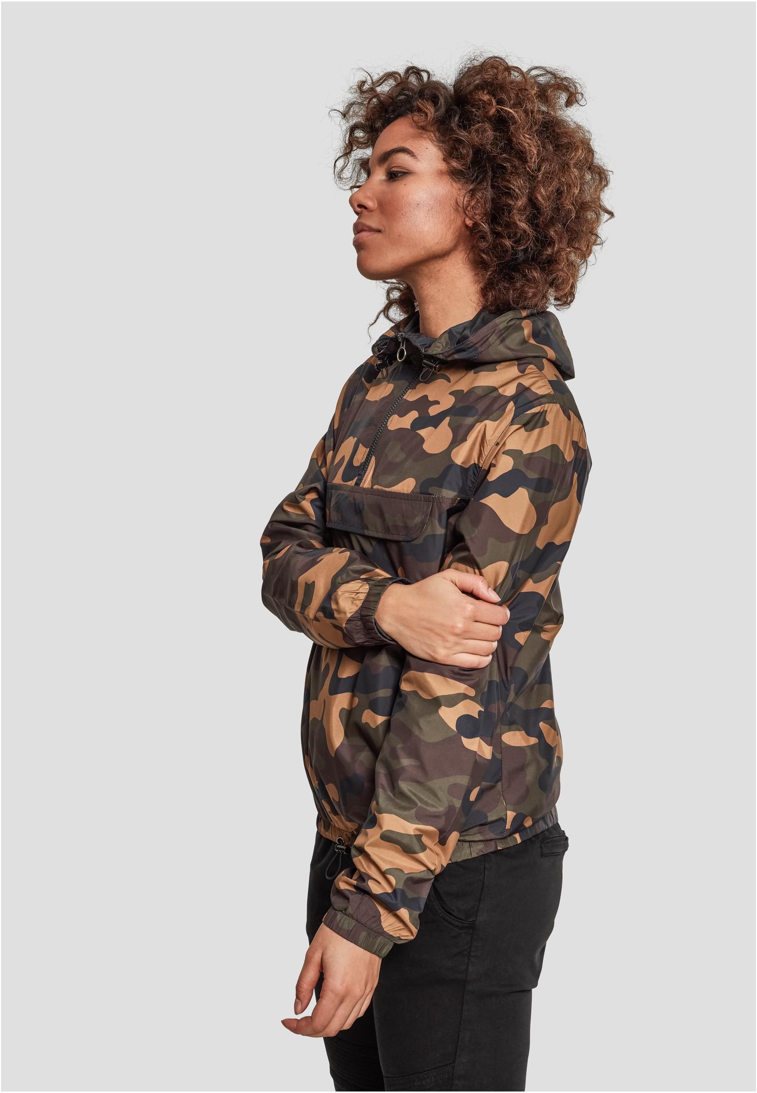Ladies Camo Pull Over Jacket woodcamo 3XL - variant image 1