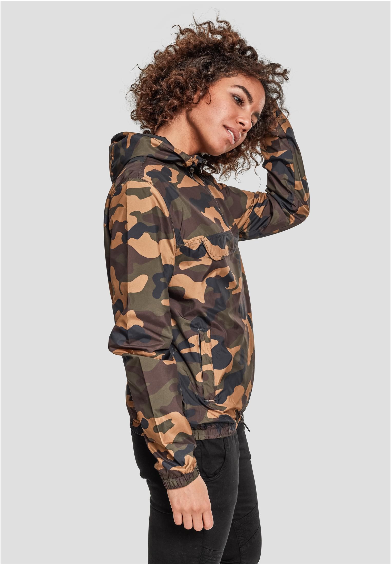 Ladies Camo Pull Over Jacket woodcamo 3XL - variant image 3