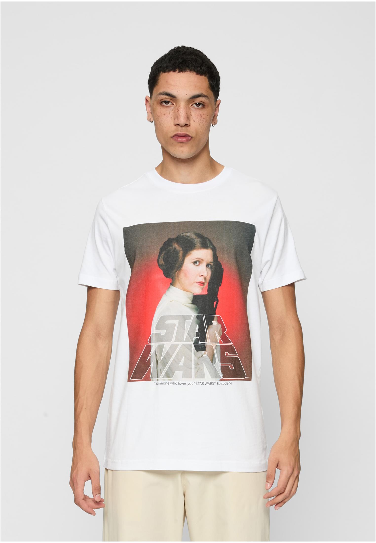 Star Wars Prinzessin Leia T-Shirt weiß L
 - alternate variant 1