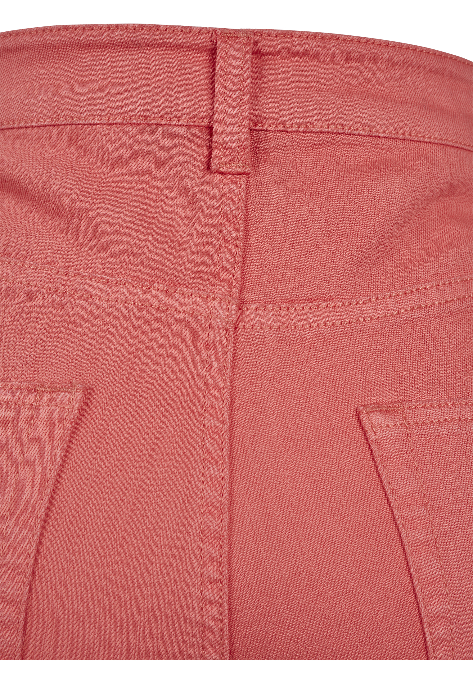 Ladies Highwaist Stretch Twill Shorts coral 26 - variant image 11
