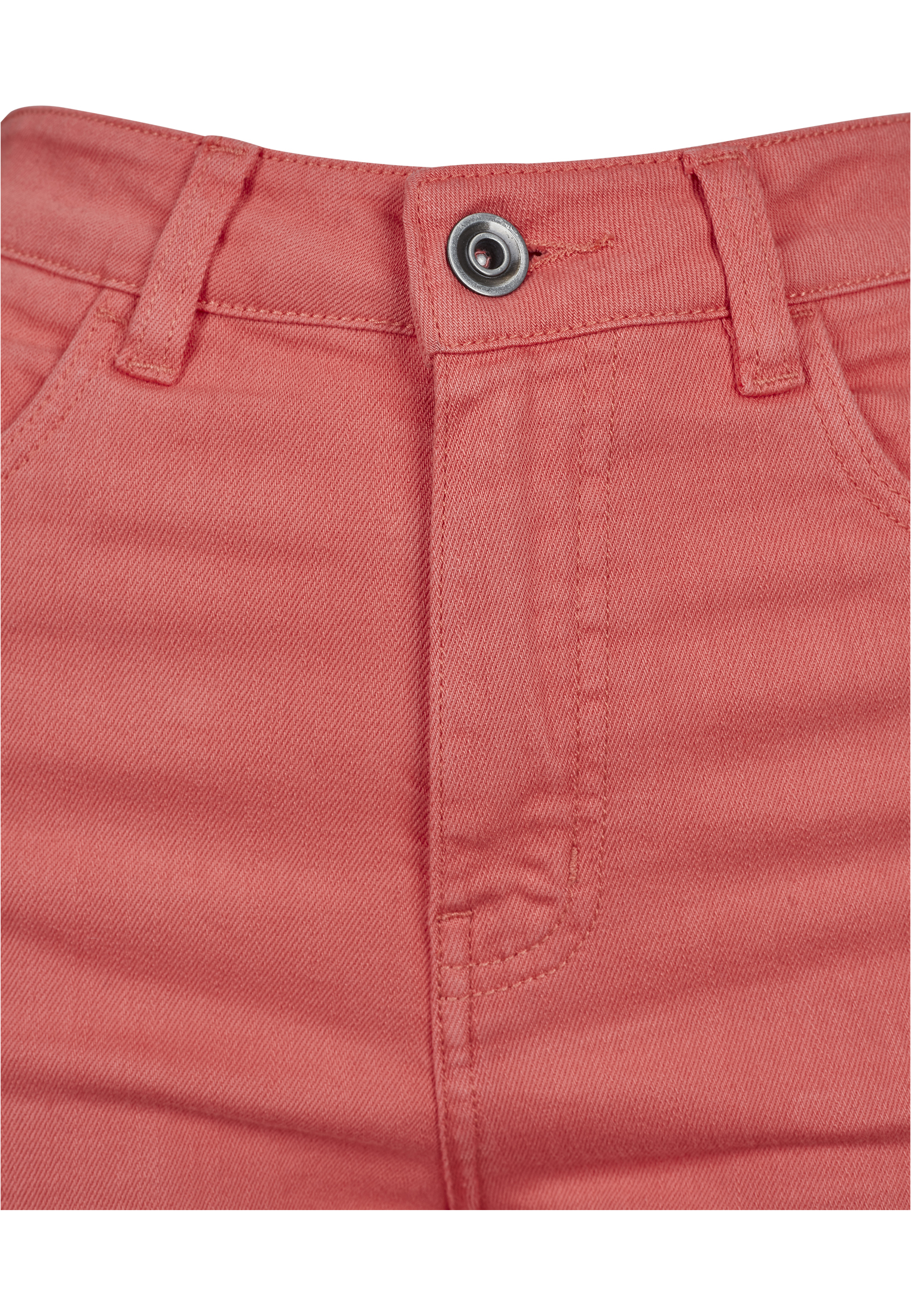 Ladies Highwaist Stretch Twill Shorts coral 26 - variant image 8