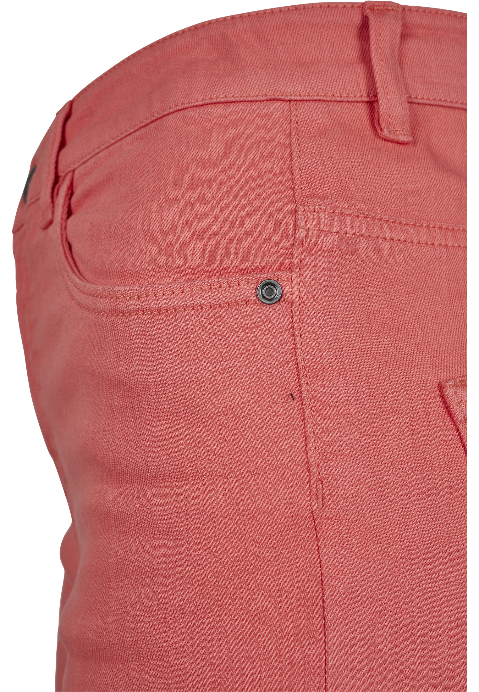 Ladies Highwaist Stretch Twill Shorts coral 26 - variant image 10