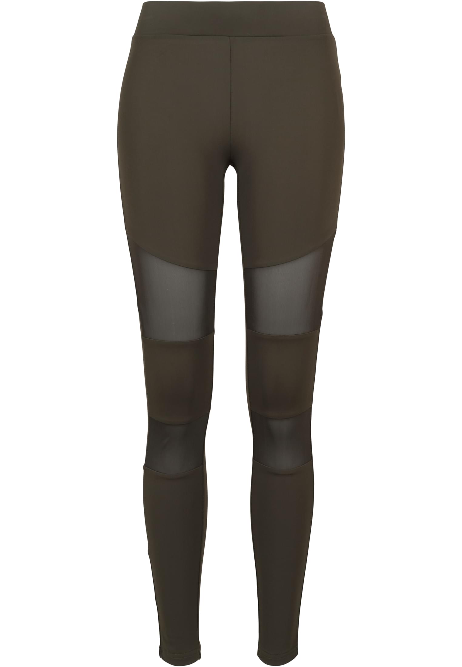 Ladies Tech Mesh Leggings darkolive 3XL - variant image 3