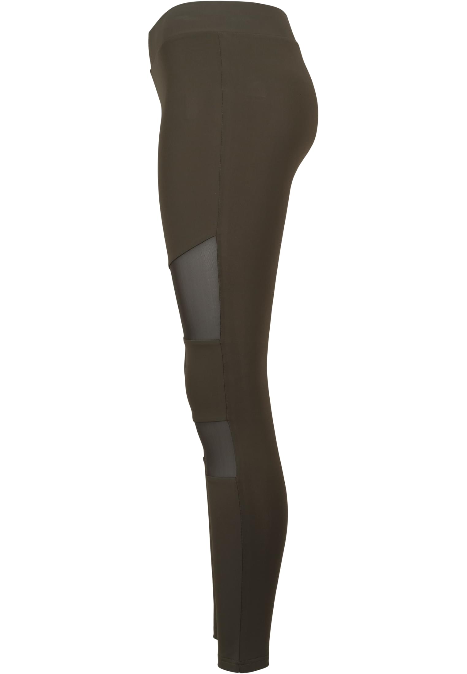 Ladies Tech Mesh Leggings darkolive 3XL - variant image 4