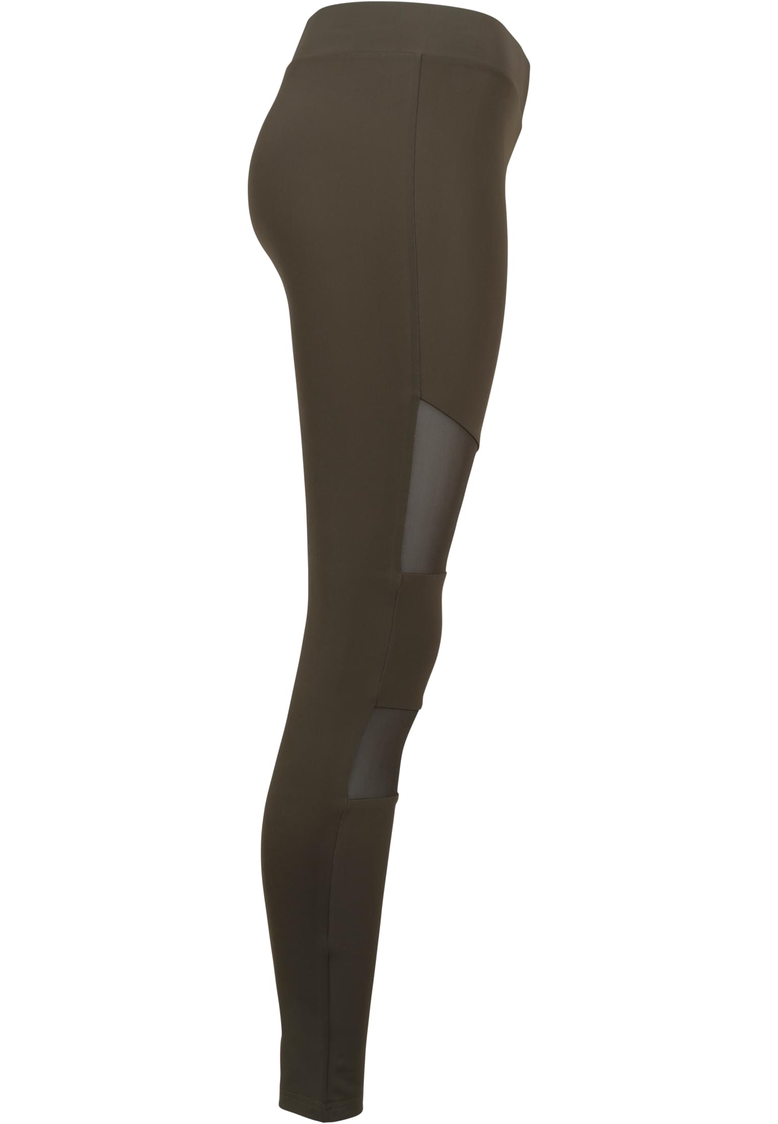 Ladies Tech Mesh Leggings darkolive 3XL - variant image 6