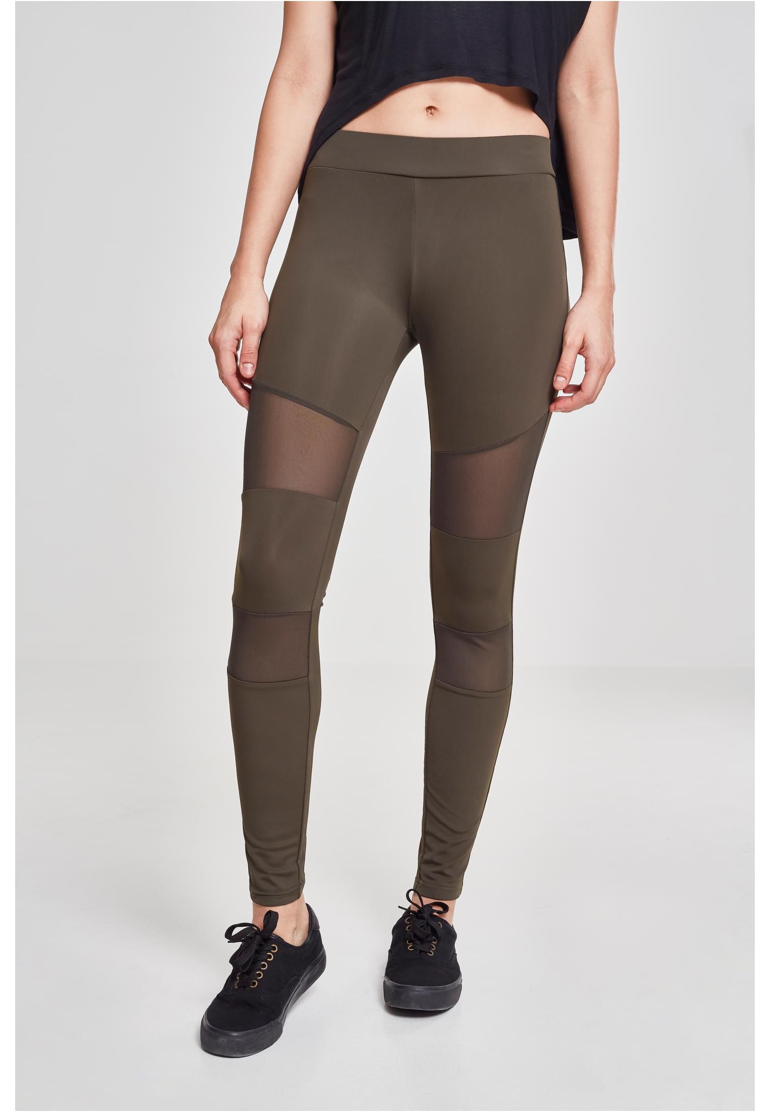 Ladies Tech Mesh Leggings darkolive 3XL - alternate variant 7