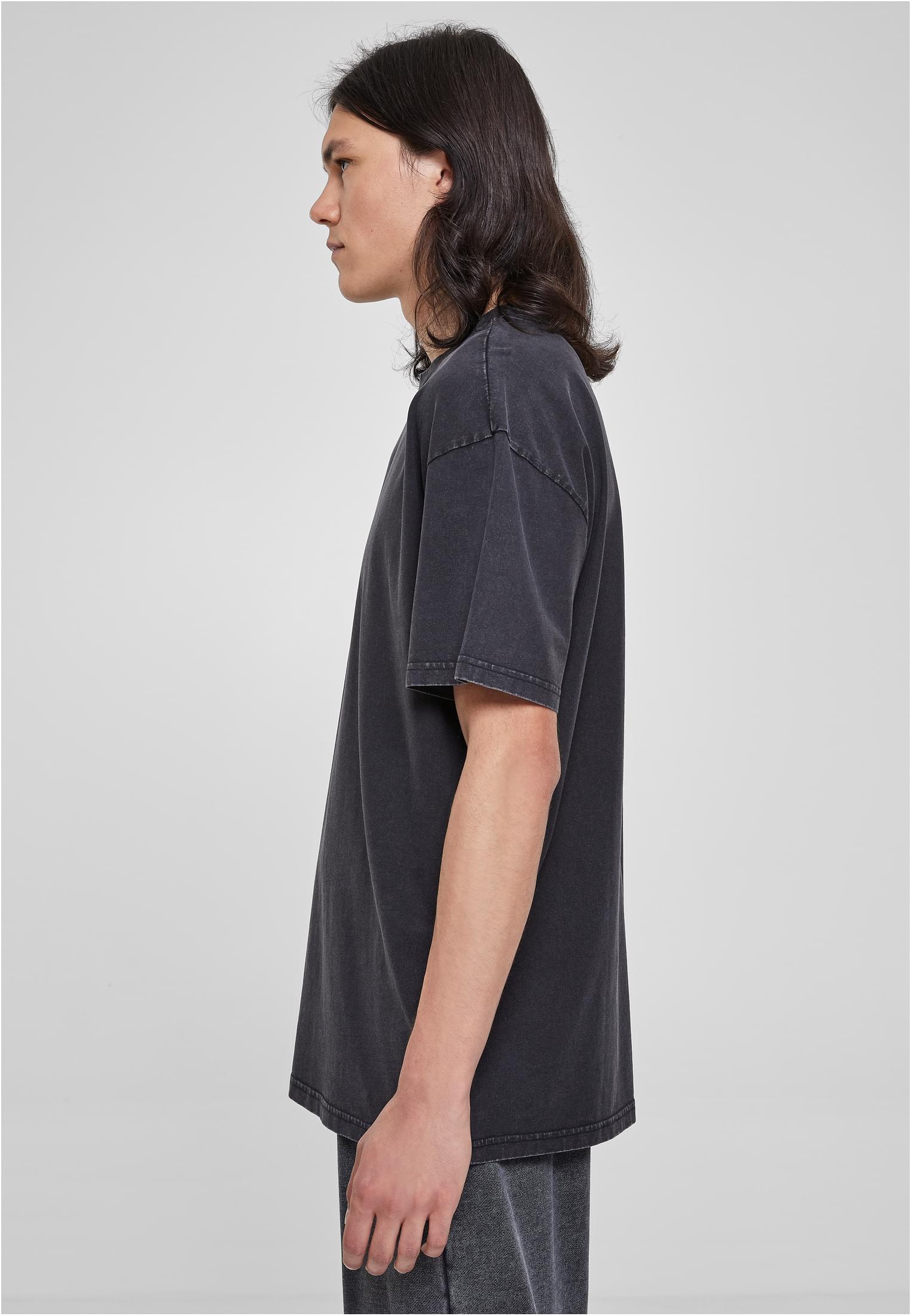 重型超大号酸洗T恤黑色3XL
 - variant image 1