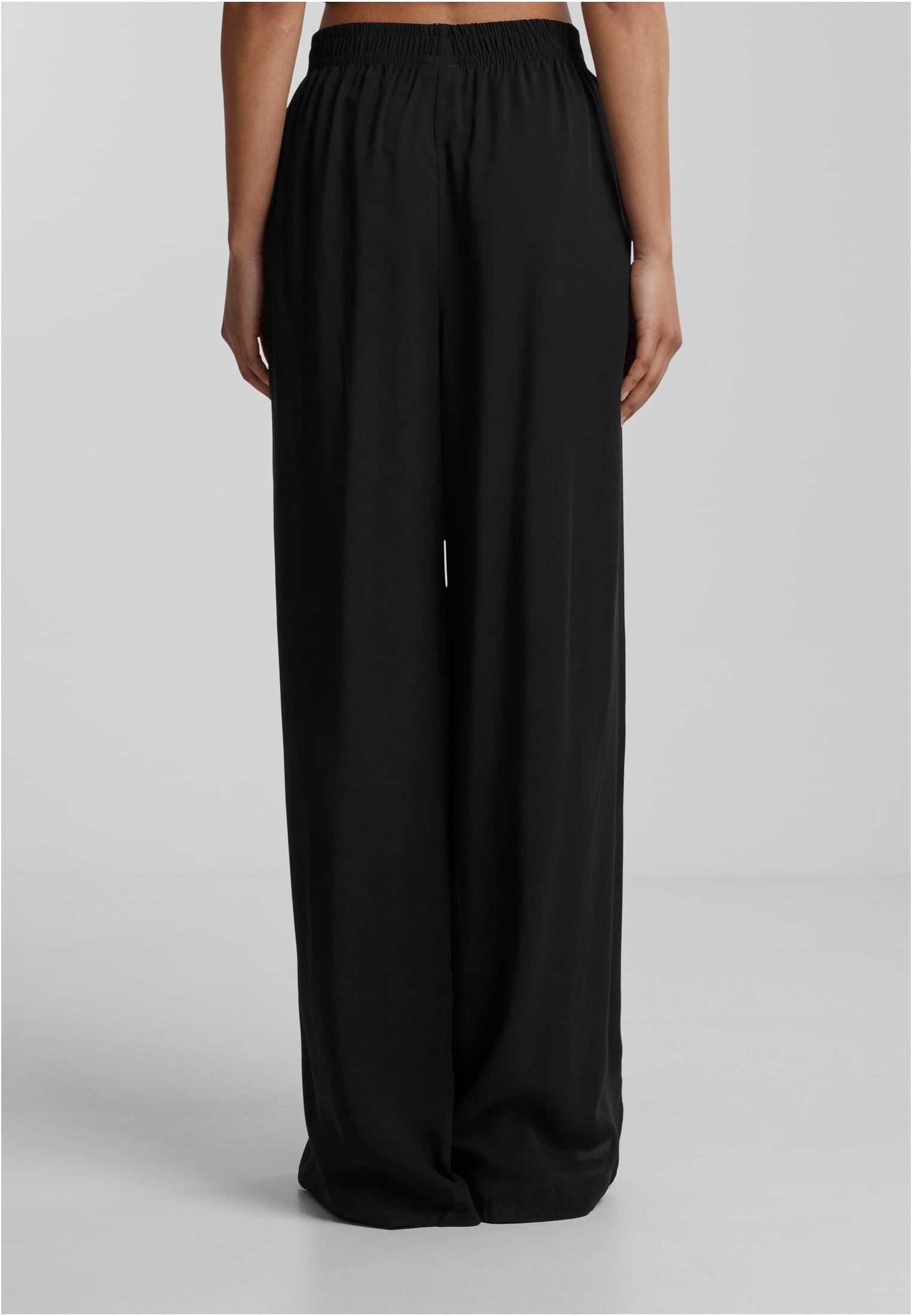 Pantalones de pierna ancha para mujer 3XL negros
 - variant image 2