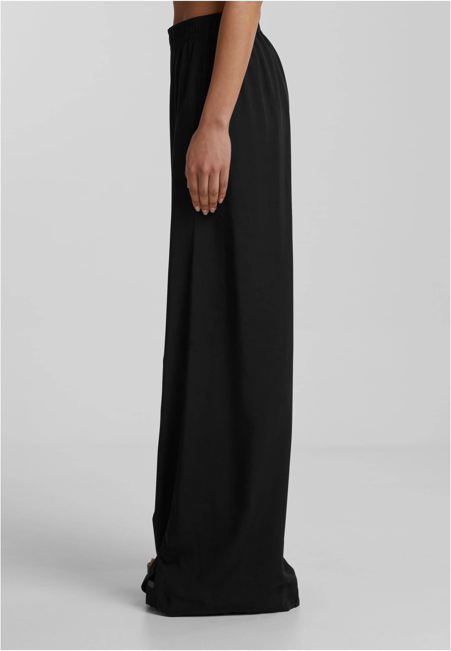 Pantalones de pierna ancha para mujer 3XL negros
 - variant image 1