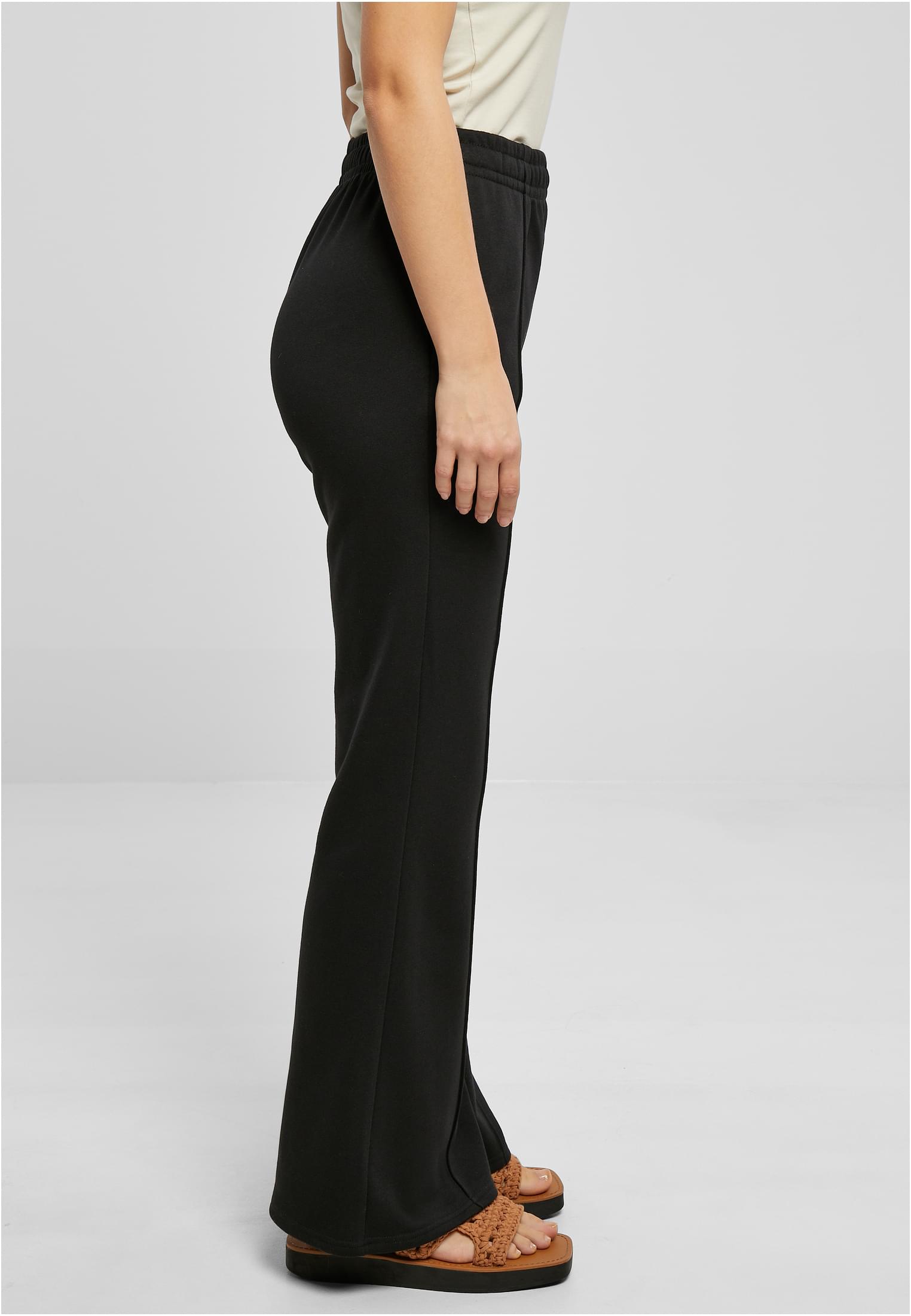 Ladies Flared Pin Tuck Terry Pants - related product back image 2