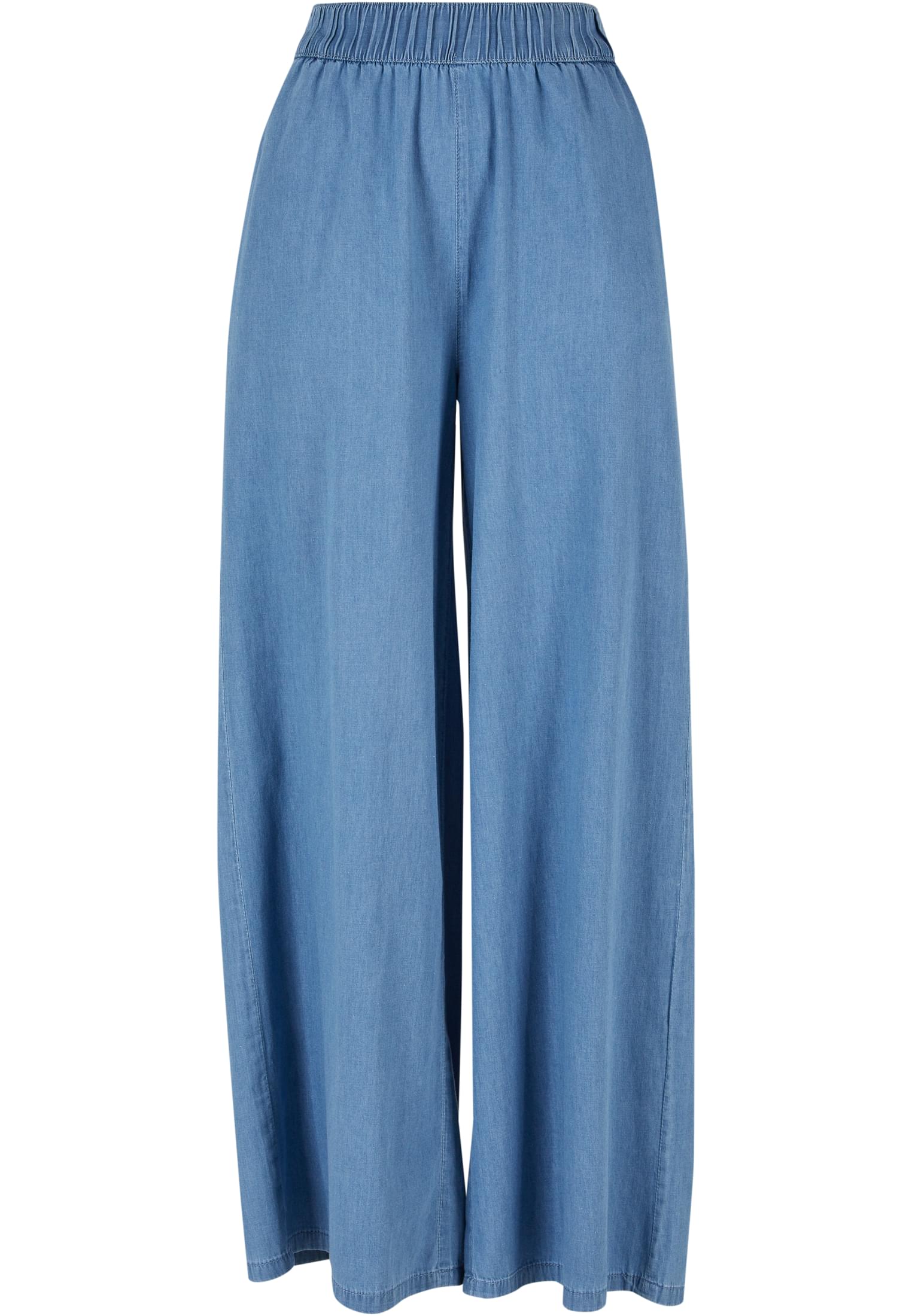 Ladies Light Denim Wide Leg Pants skyblue washed 3XL - variant image 5