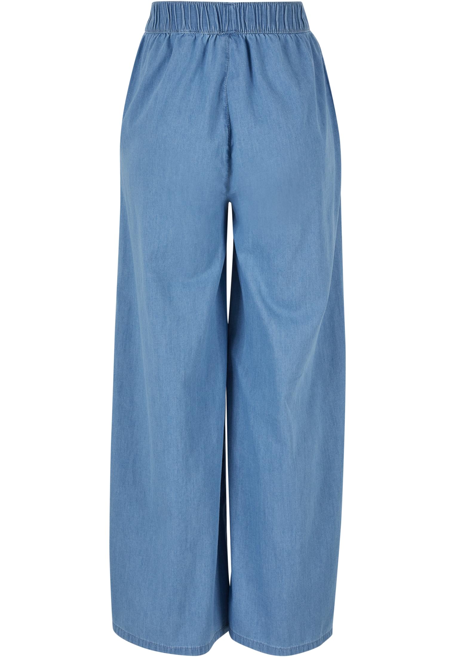 Ladies Light Denim Wide Leg Pants skyblue washed 3XL - variant image 7