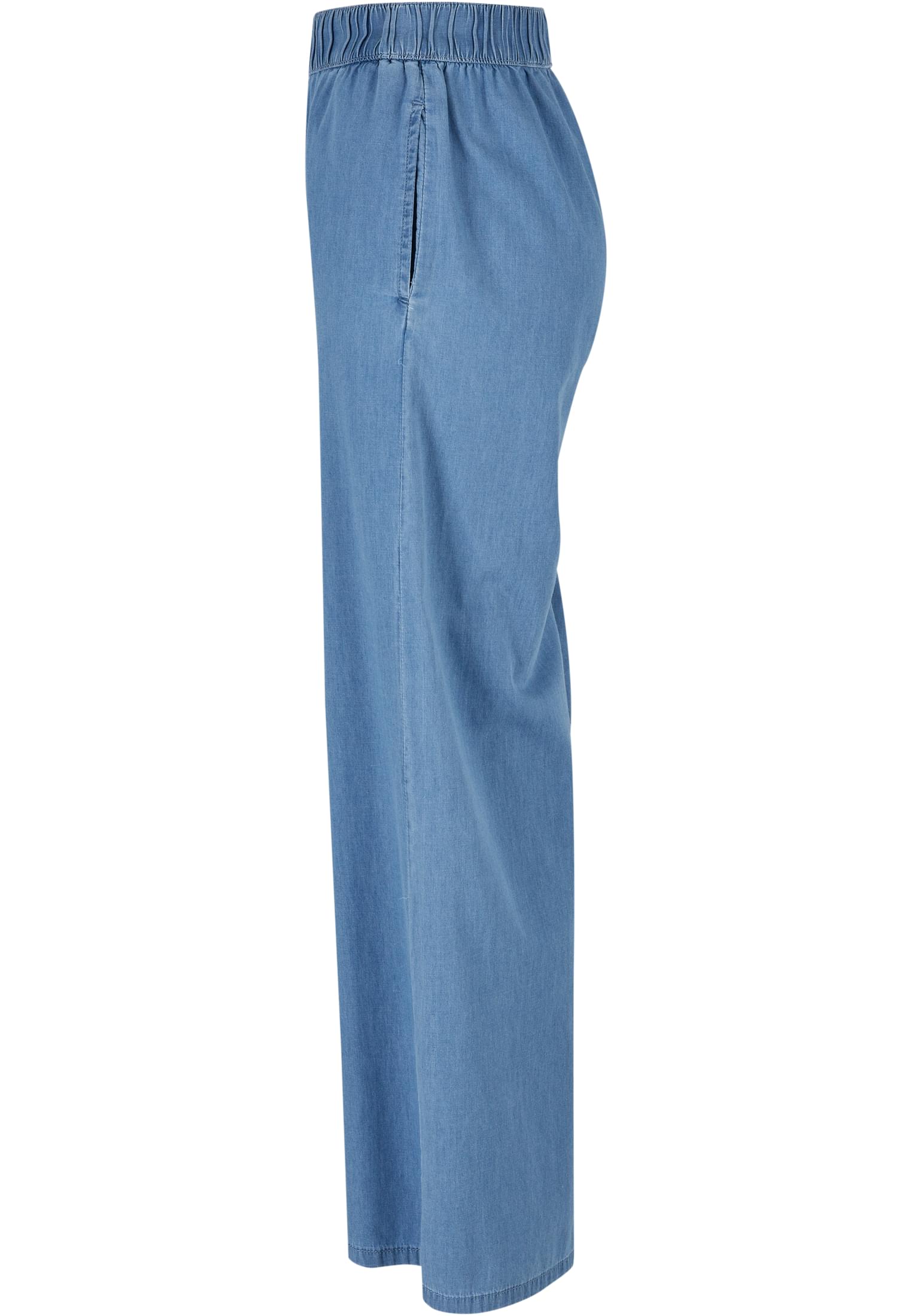 Ladies Light Denim Wide Leg Pants skyblue washed 3XL - variant image 6
