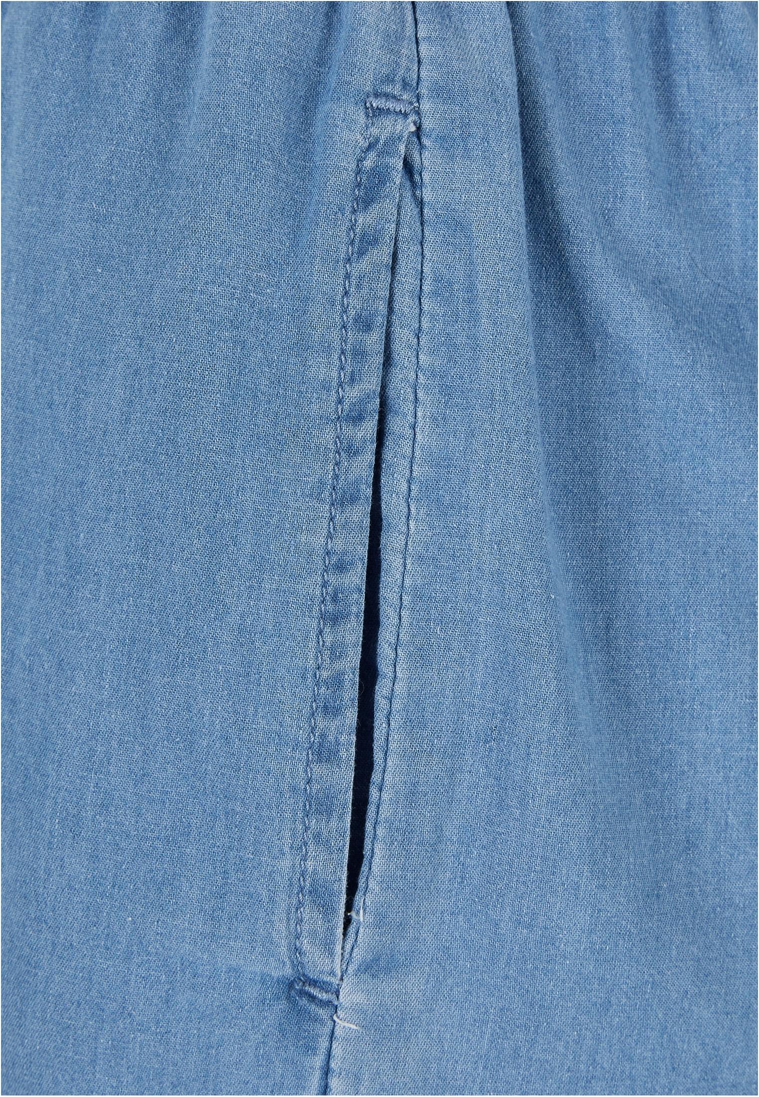 Ladies Light Denim Wide Leg Pants skyblue washed 3XL - variant image 9