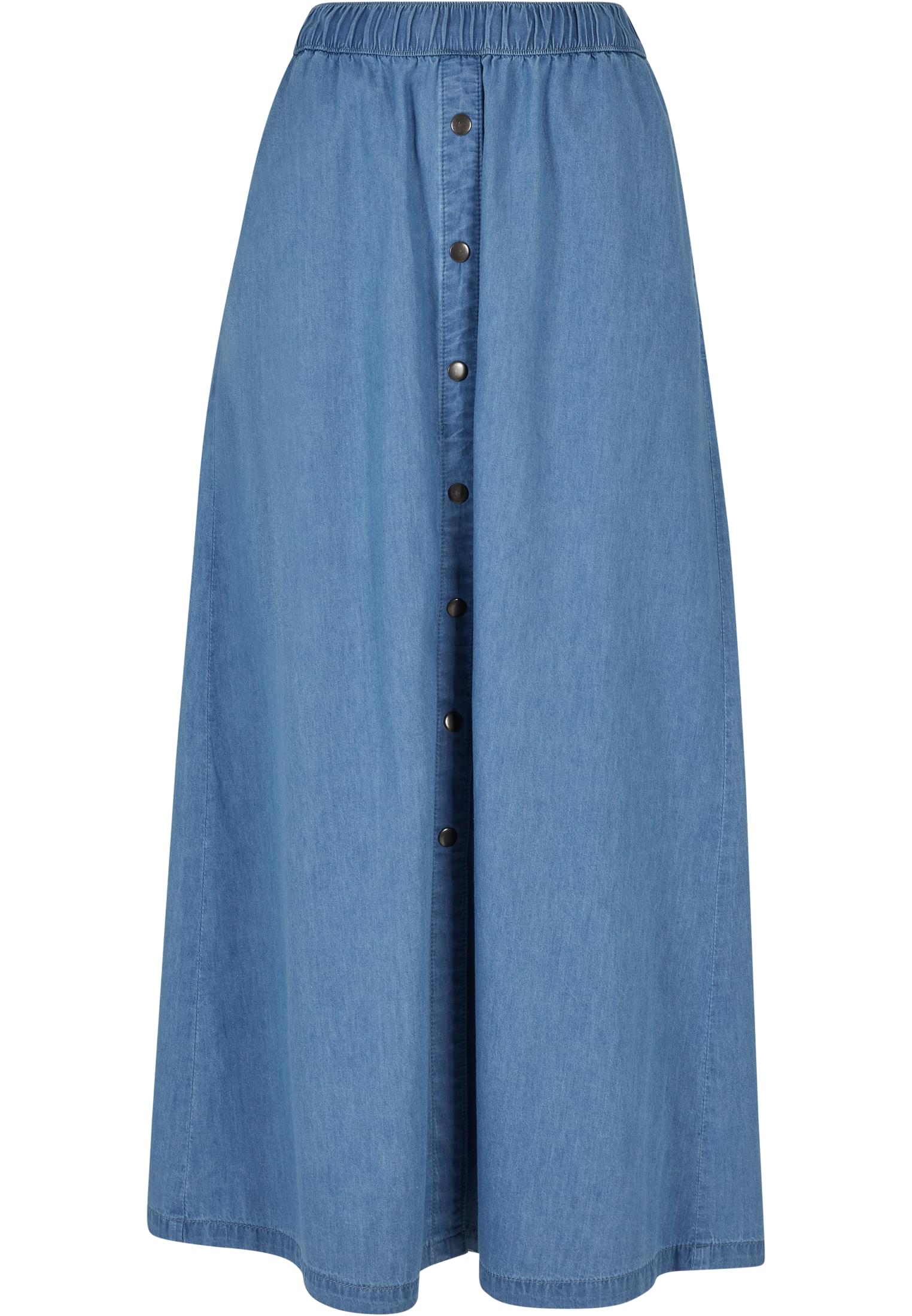 Ladies Long Wide Light Denim Skirt skyblue washed 3XL - variant image 5