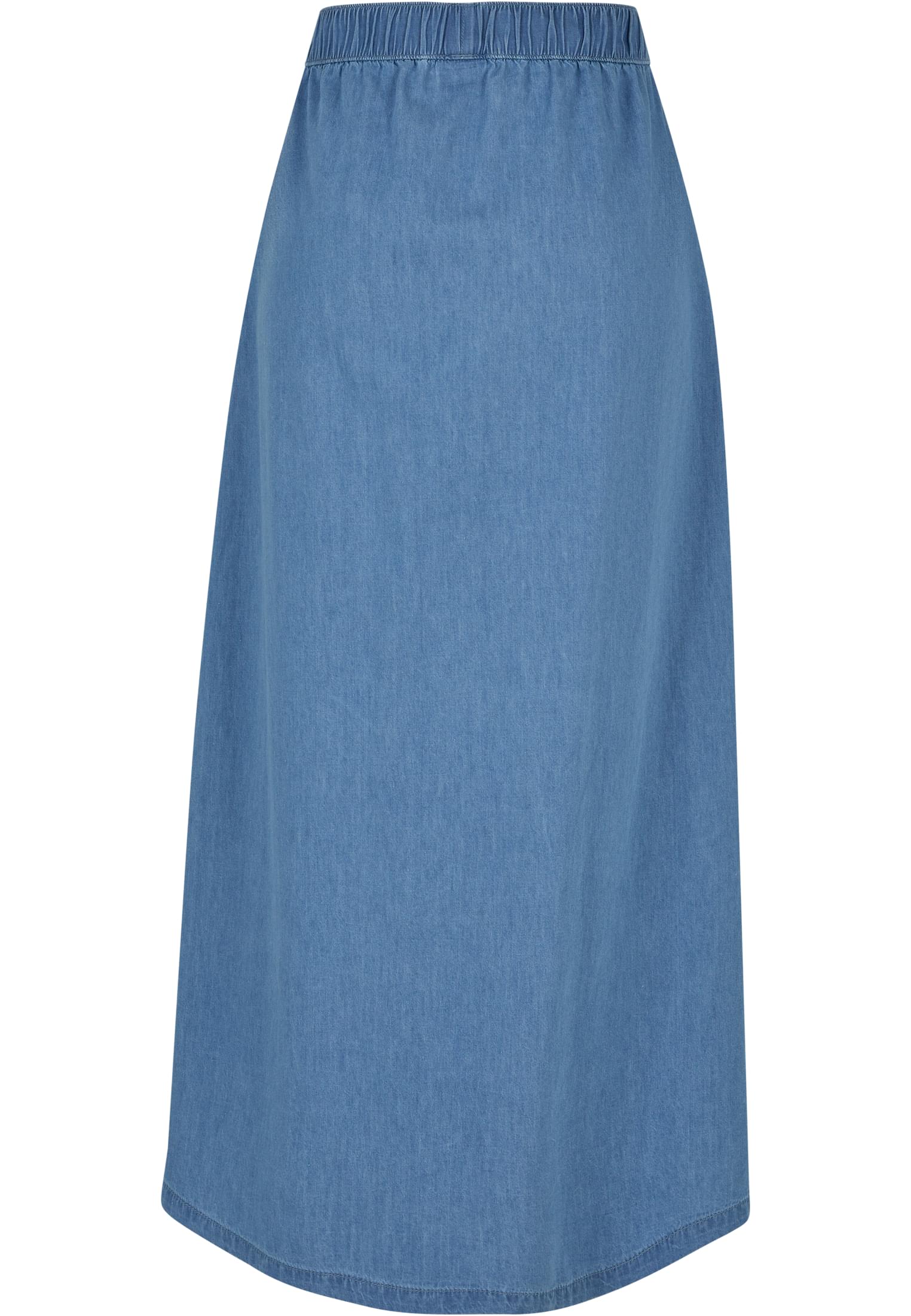 Ladies Long Wide Light Denim Skirt skyblue washed 3XL - variant image 7