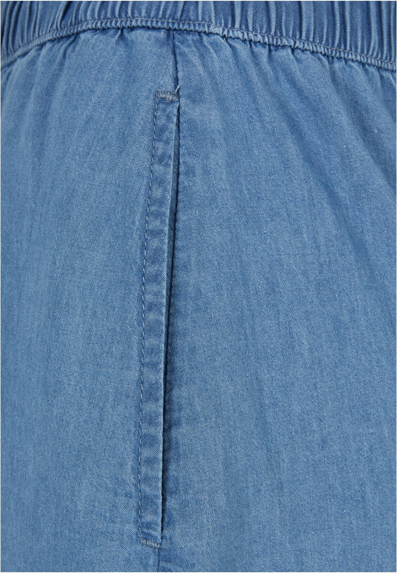 Ladies Long Wide Light Denim Skirt skyblue washed 3XL - variant image 10