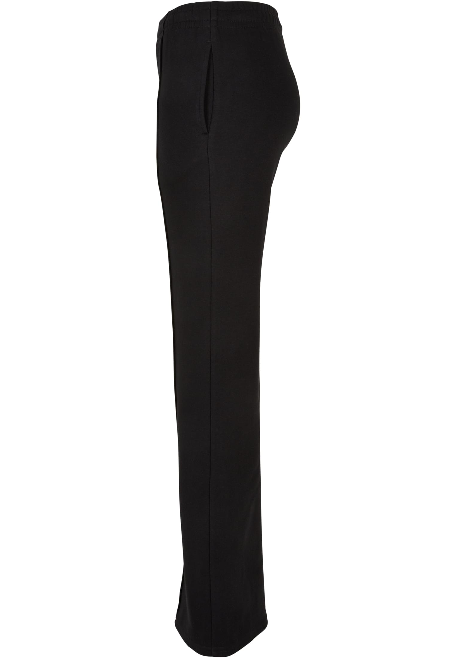Ladies Flared Pin Tuck Terry Pants black 3XL - variant image 6