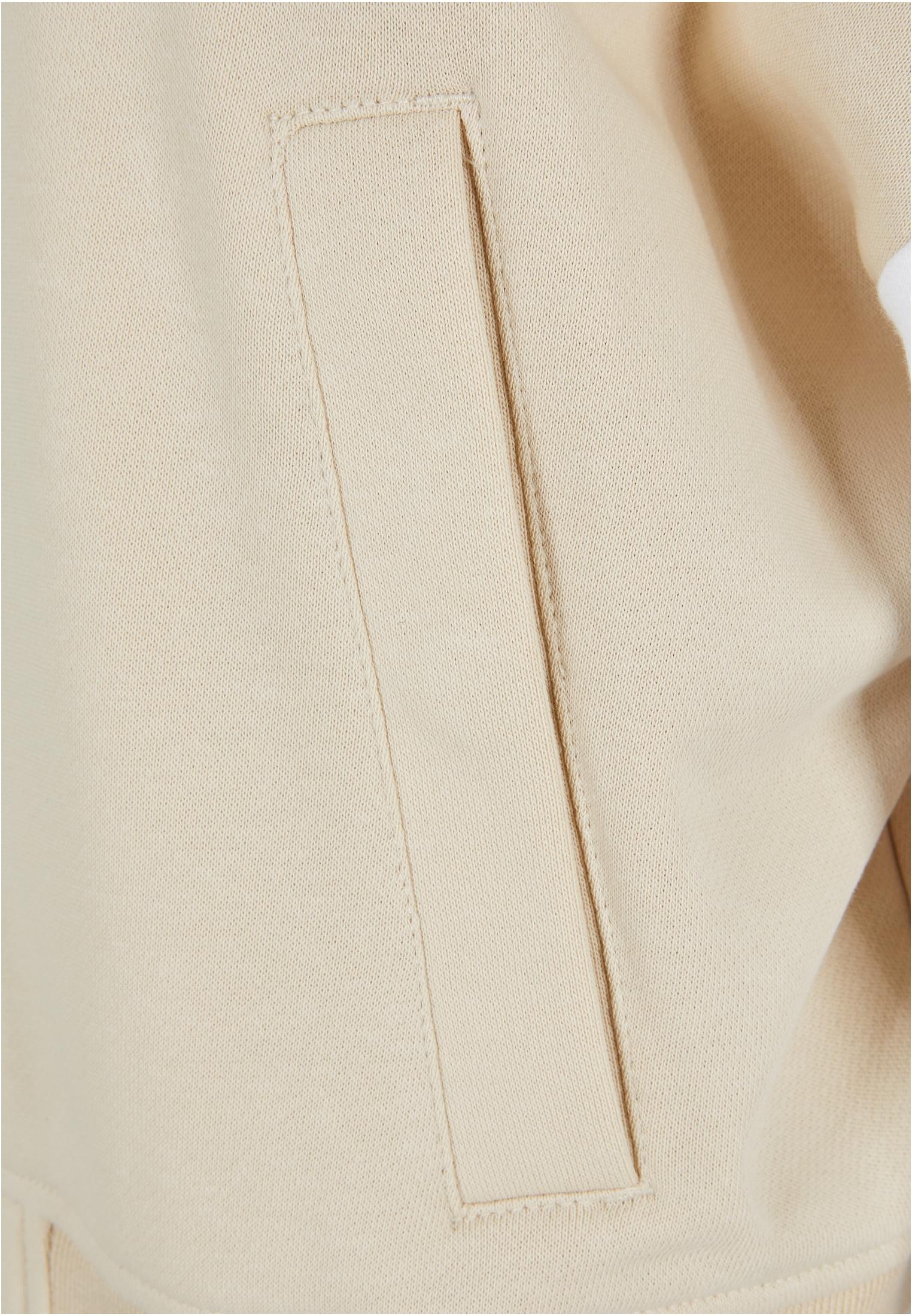 Ladies Oversized 2 Tone College Terry Jacket softseagrass/white 3XL - variant image 9