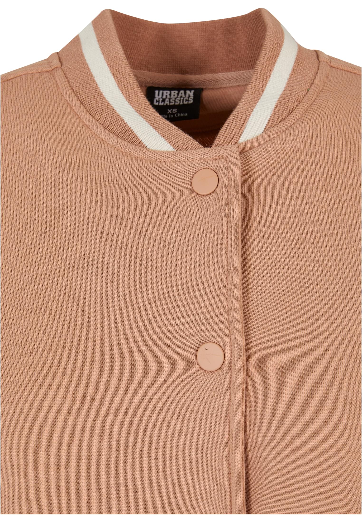 Ladies Oversized 2 Tone College Terry Jacket amber/whitesand 3XL - variant image 7