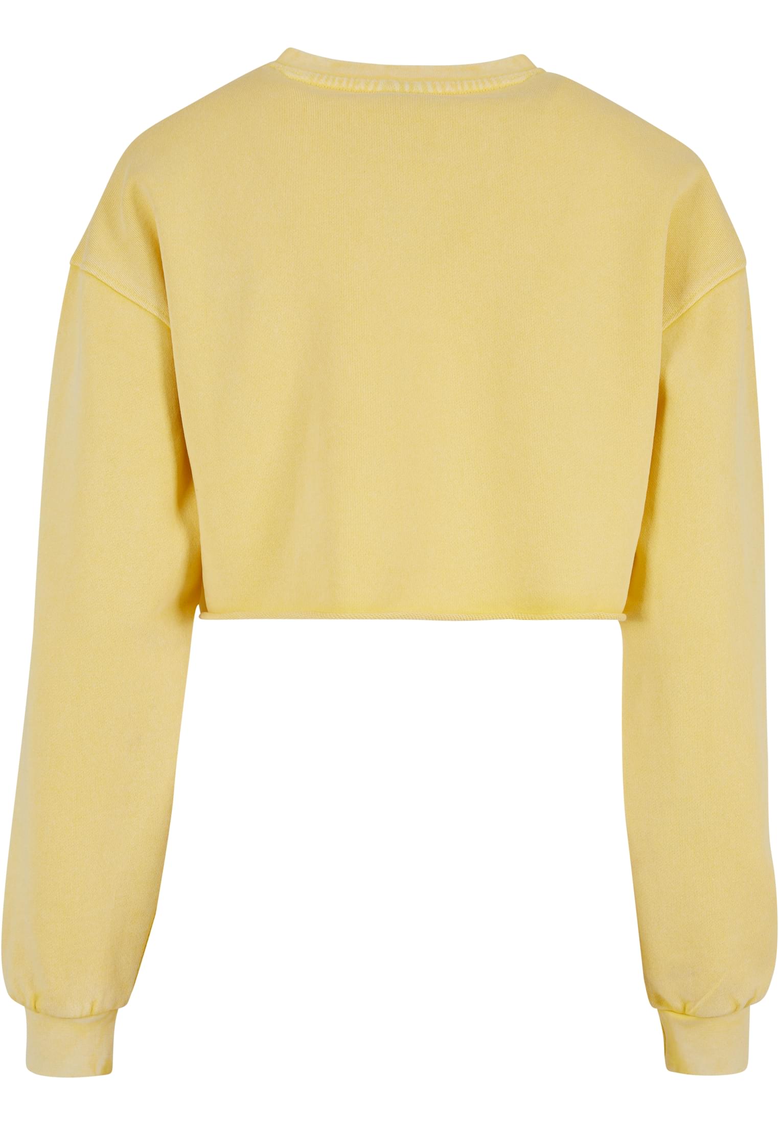 Ladies Cropped Flower Embroidery Terry Crewneck vintagesun 3XL - variant image 6