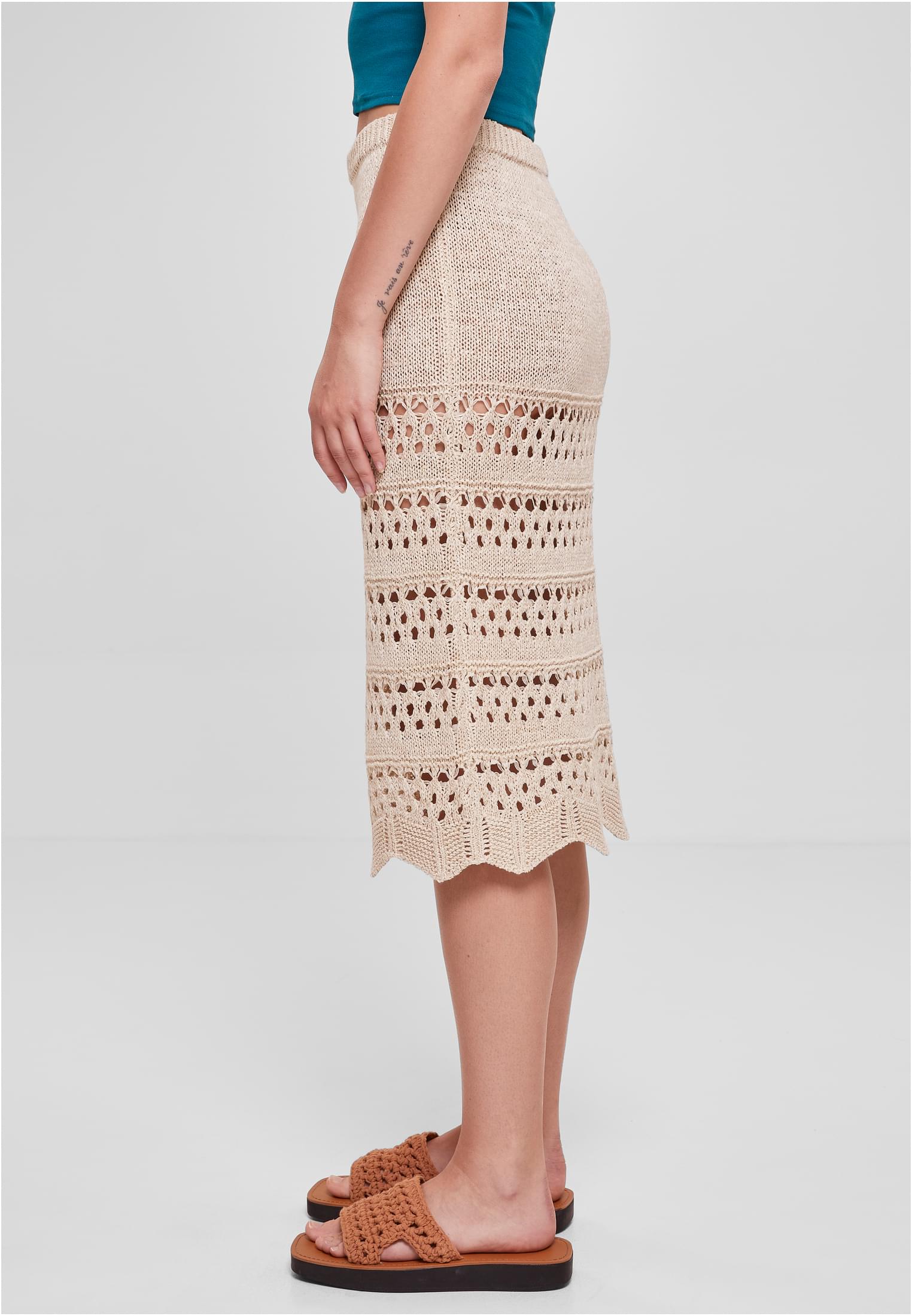Ladies 3/4 Crochet Knit Skirt softseagrass 3XL - variant image 1