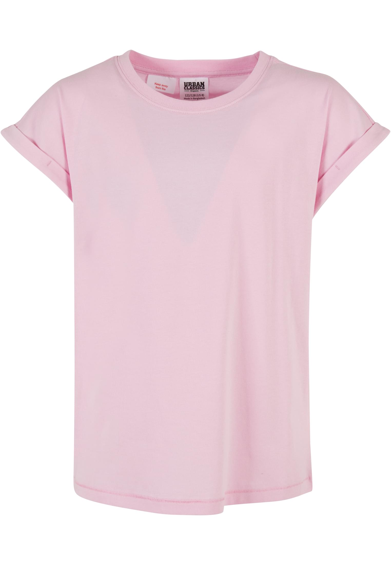 Girls Organic Extended Shoulder Tee 2-Pack purpleday/girlypink 110/116 - variant image 1