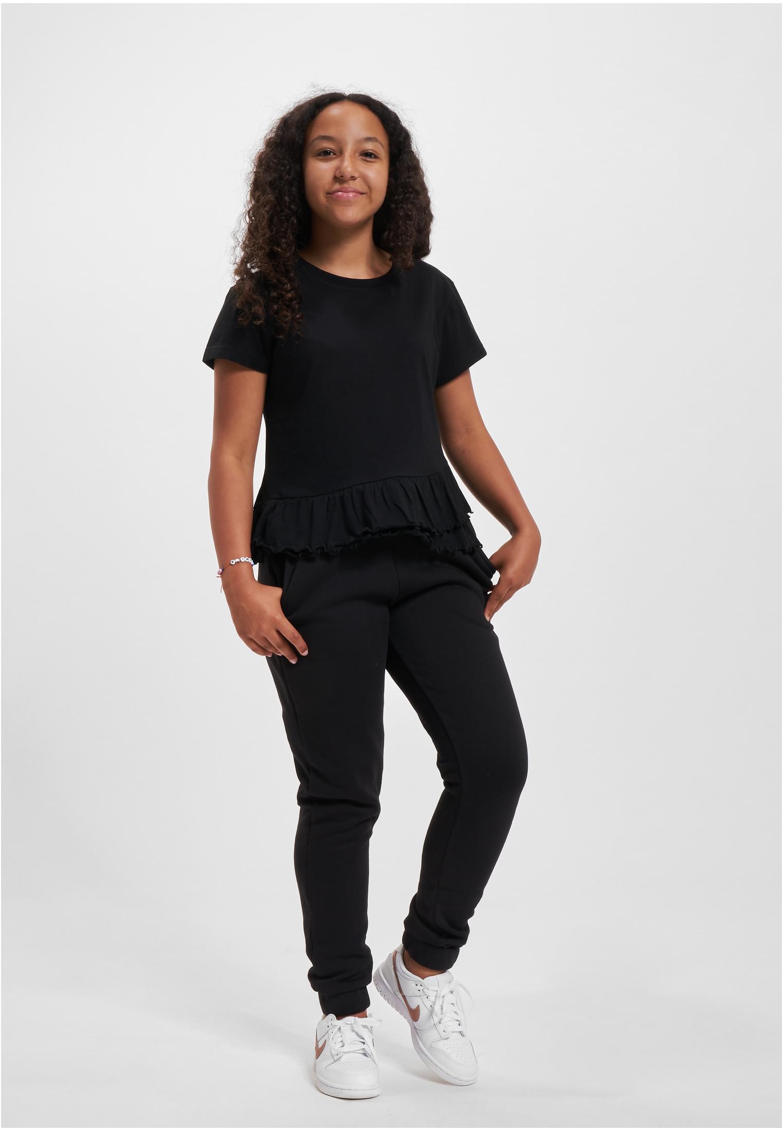 Girls Organic Volant Tee black 110/116 - variant image 2