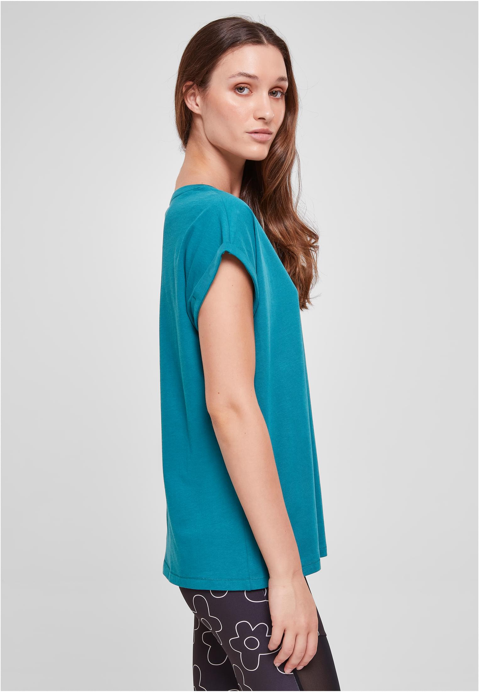 T-shirt à épaules longues pour femmes vert eau 3XL
 - variant image 3