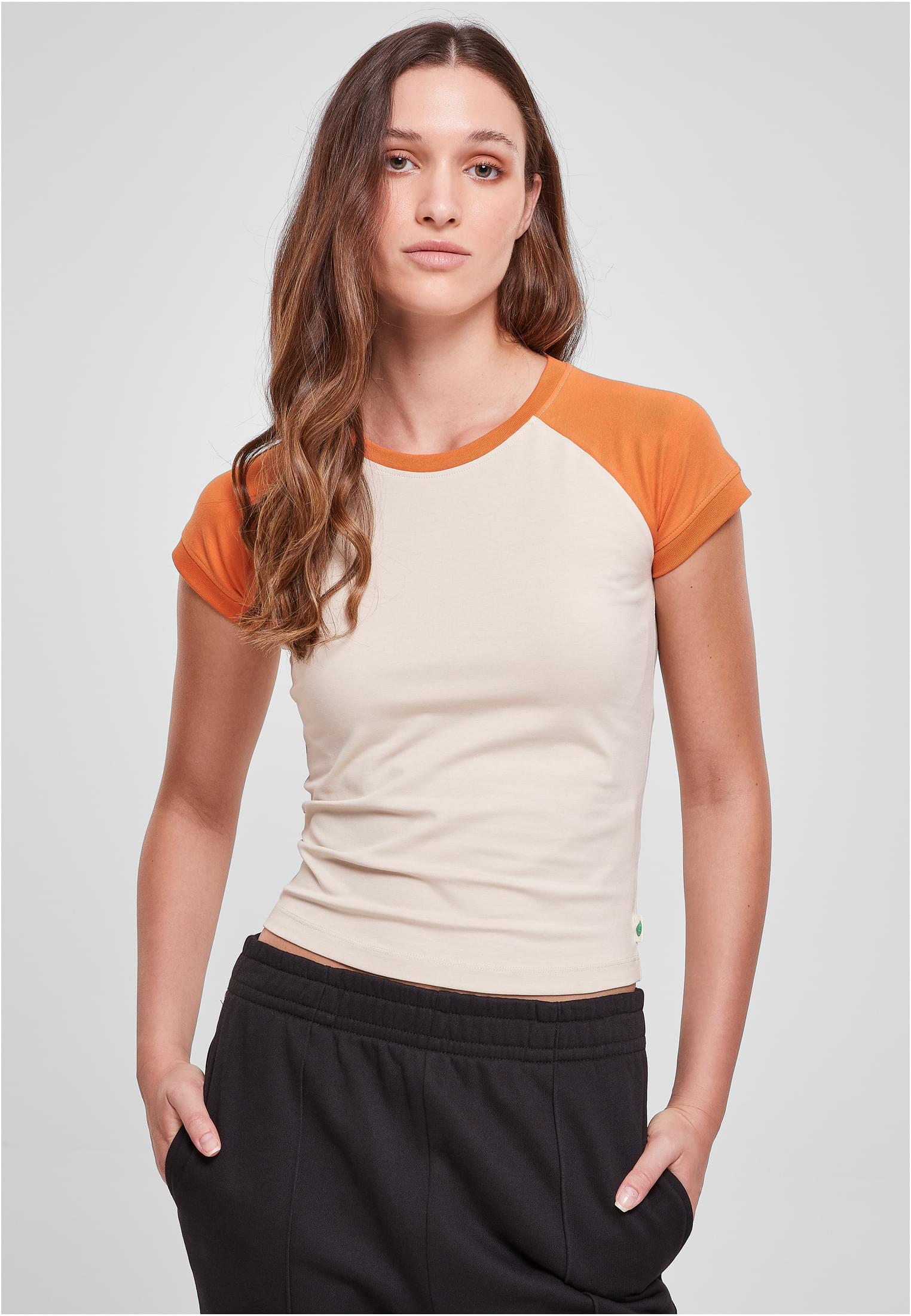 Ladies Organic Stretch Short Retro Baseball Tee softseagrass/vintageorange 3XL - alternate variant 6