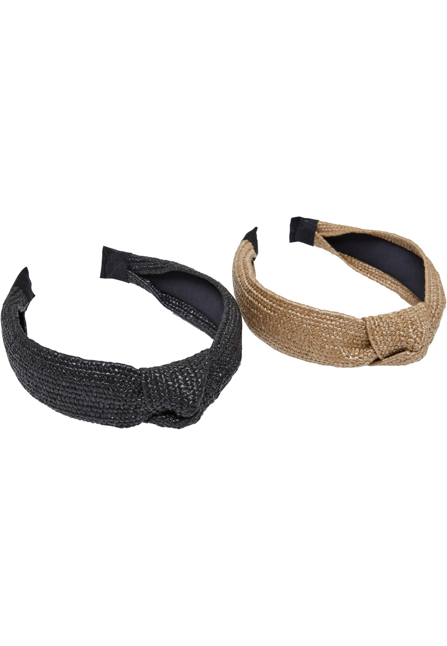 Braid Bast Headband 2-Pack black/beige one size - variant image 1